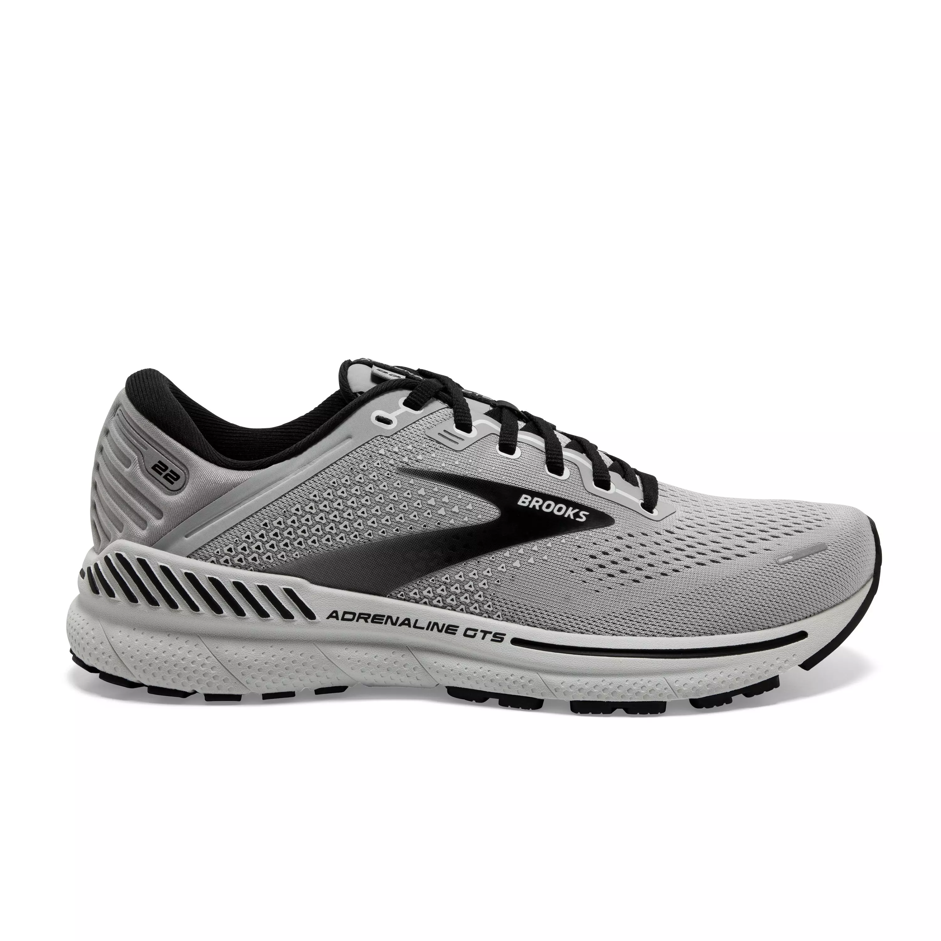 Brooks Adrenaline GTS 22 "Grey/Black" Men's Running Shoe - GREY/BLACK