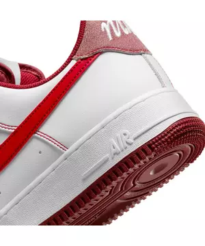 Men's Nike Air Force 1 '07 First Use Wht/University Red-Team Red (DA8478  101) - 9.5 