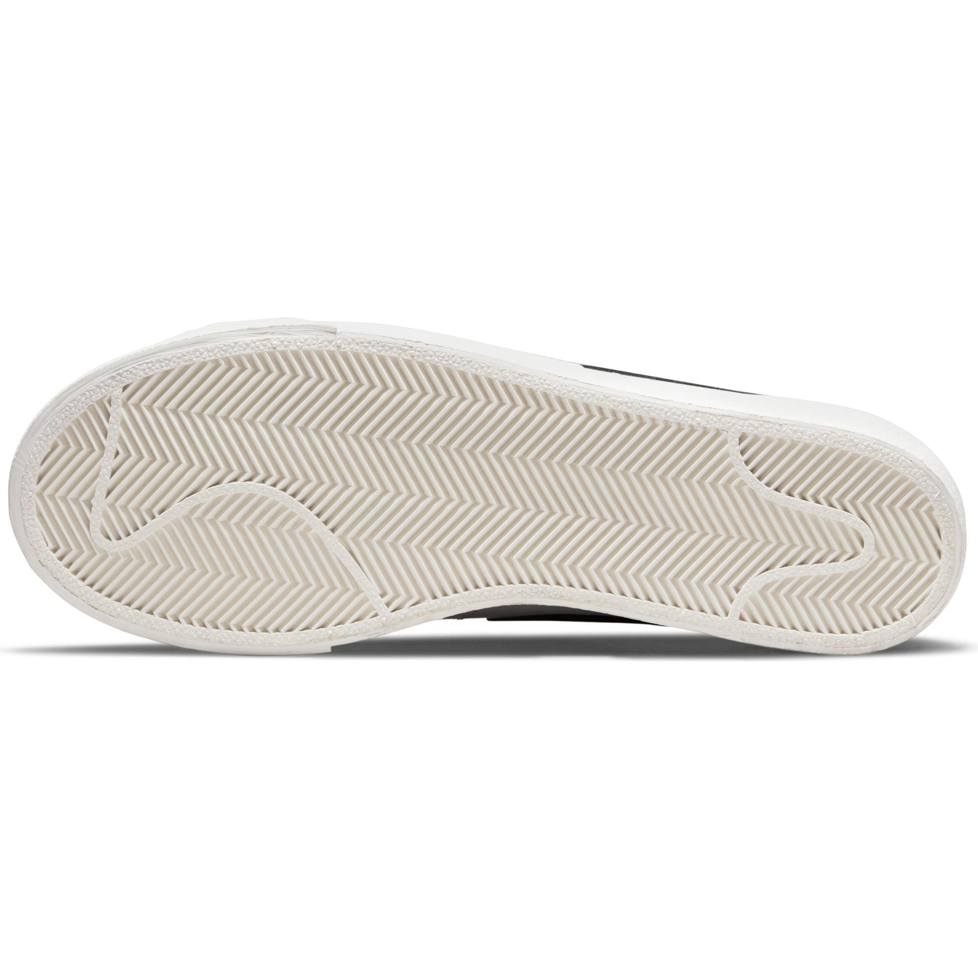 Nike Blazer Low Platform "White/Black/Sail/Team Orange" Women's Shoe - WHITE/BLACK Thumbnail View 10