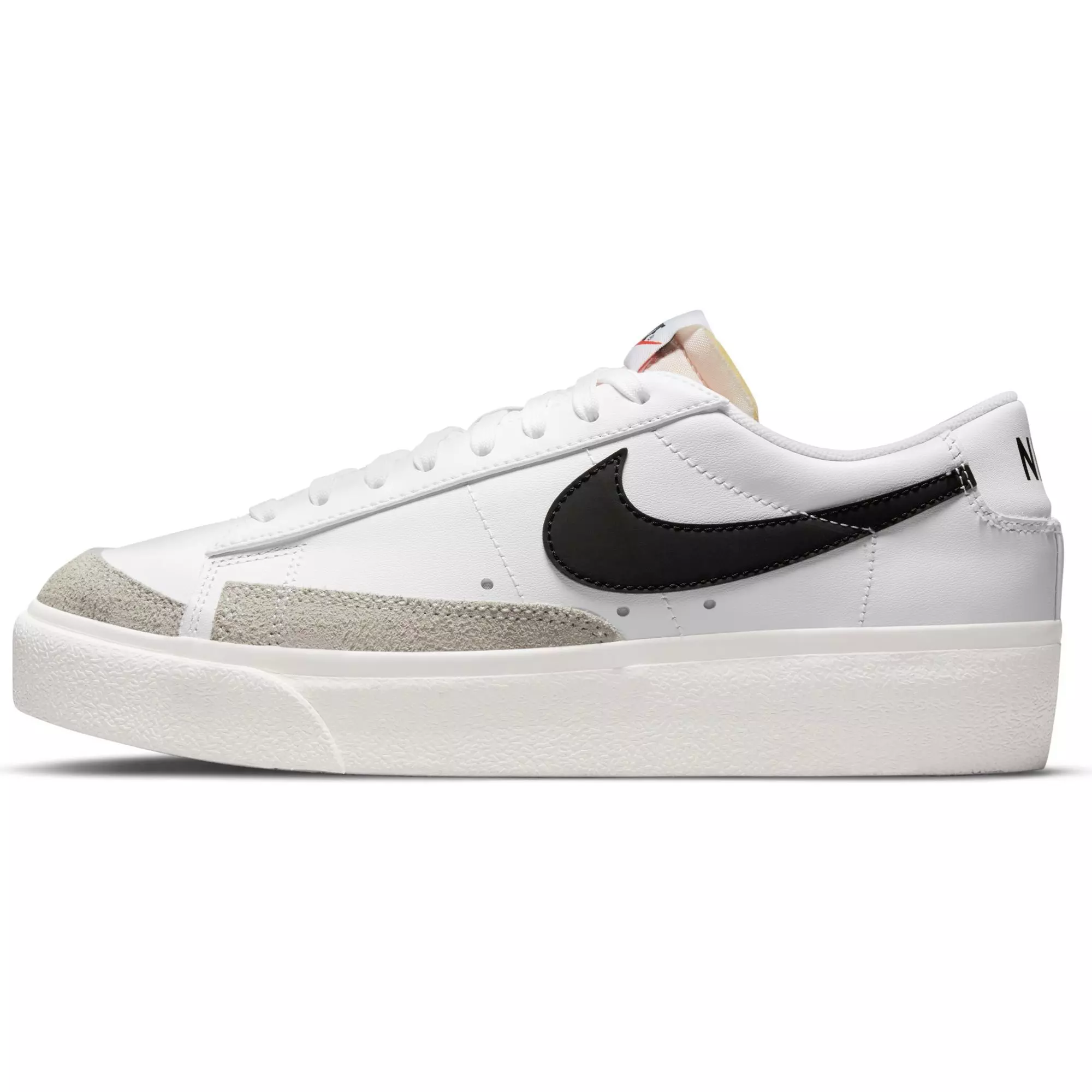 Nike Blazer Low Platform "White/Black/Sail/Team Orange" Women's Shoe - WHITE/BLACK