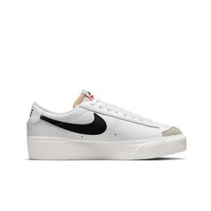 Nike Blazer Low Platform "White/Black/Sail/Team Orange" Women's Shoe