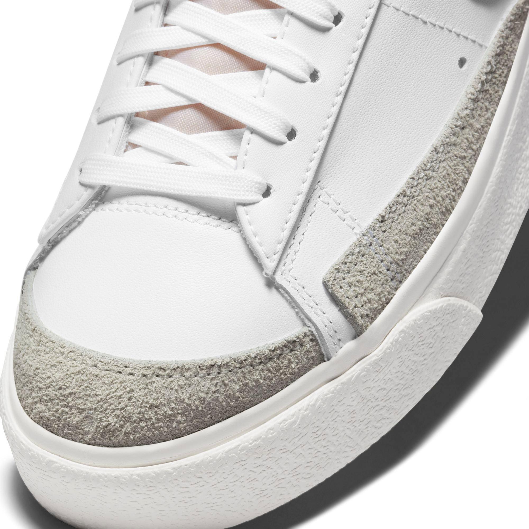 Nike Blazer Low Platform "White/Black/Sail/Team Orange" Women's Shoe - WHITE/BLACK Thumbnail View 3