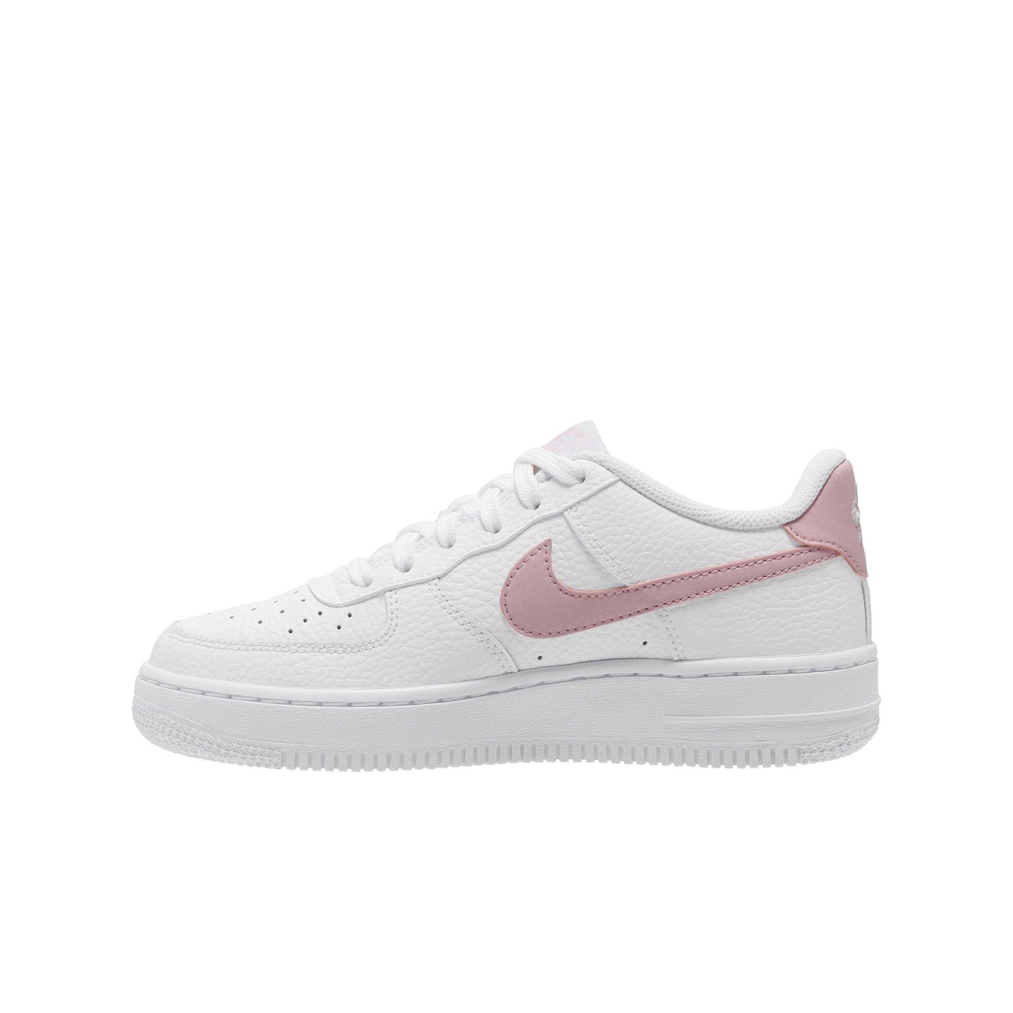 Nike Kids Air Force 1 Shoes - Size 3.5Y - White / Pink Foam