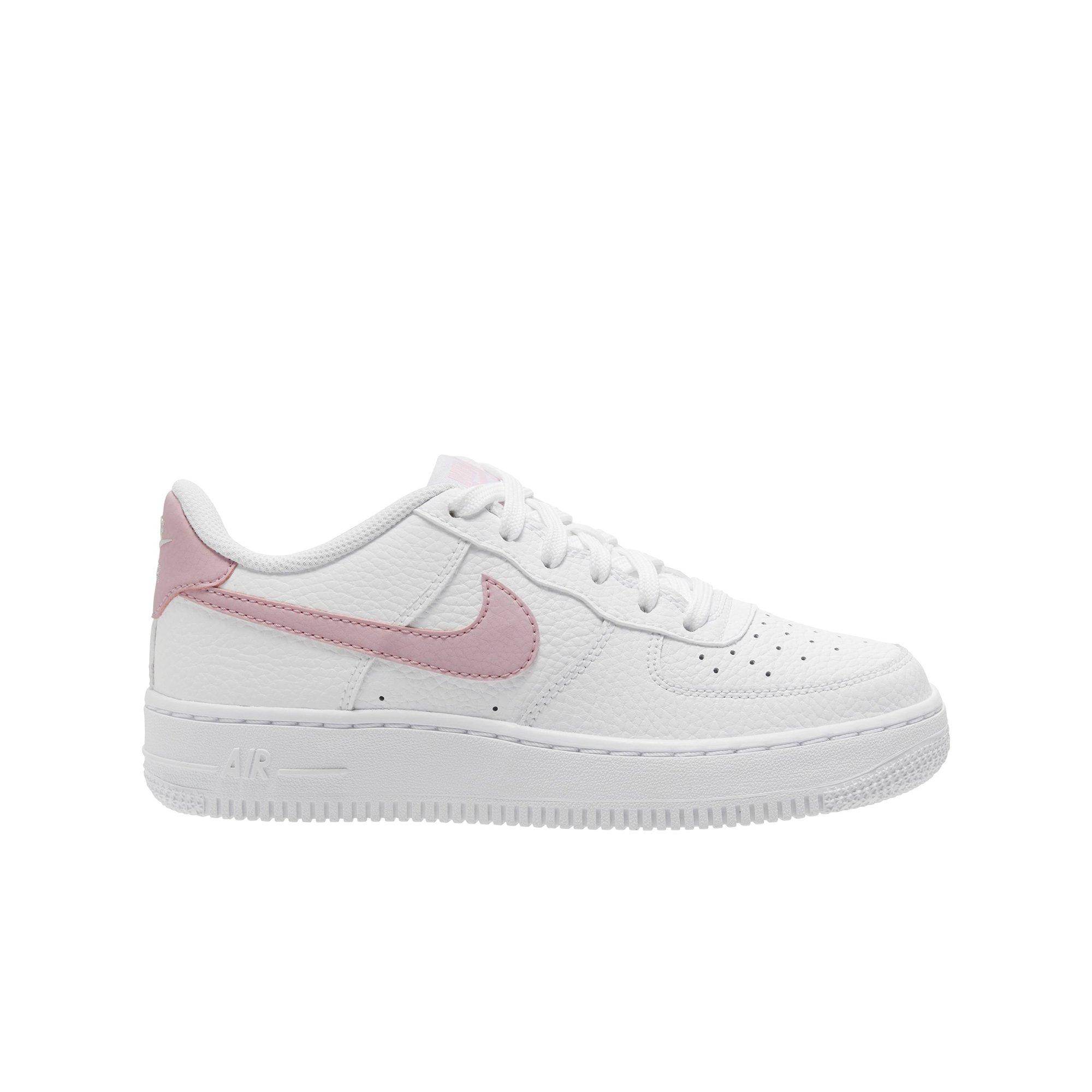 Nike Kids Air Force 1 Shoes - Size 3.5Y - White / Pink Foam