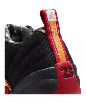 Size 7 - Jordan 12 Black/Varsity Red 2016