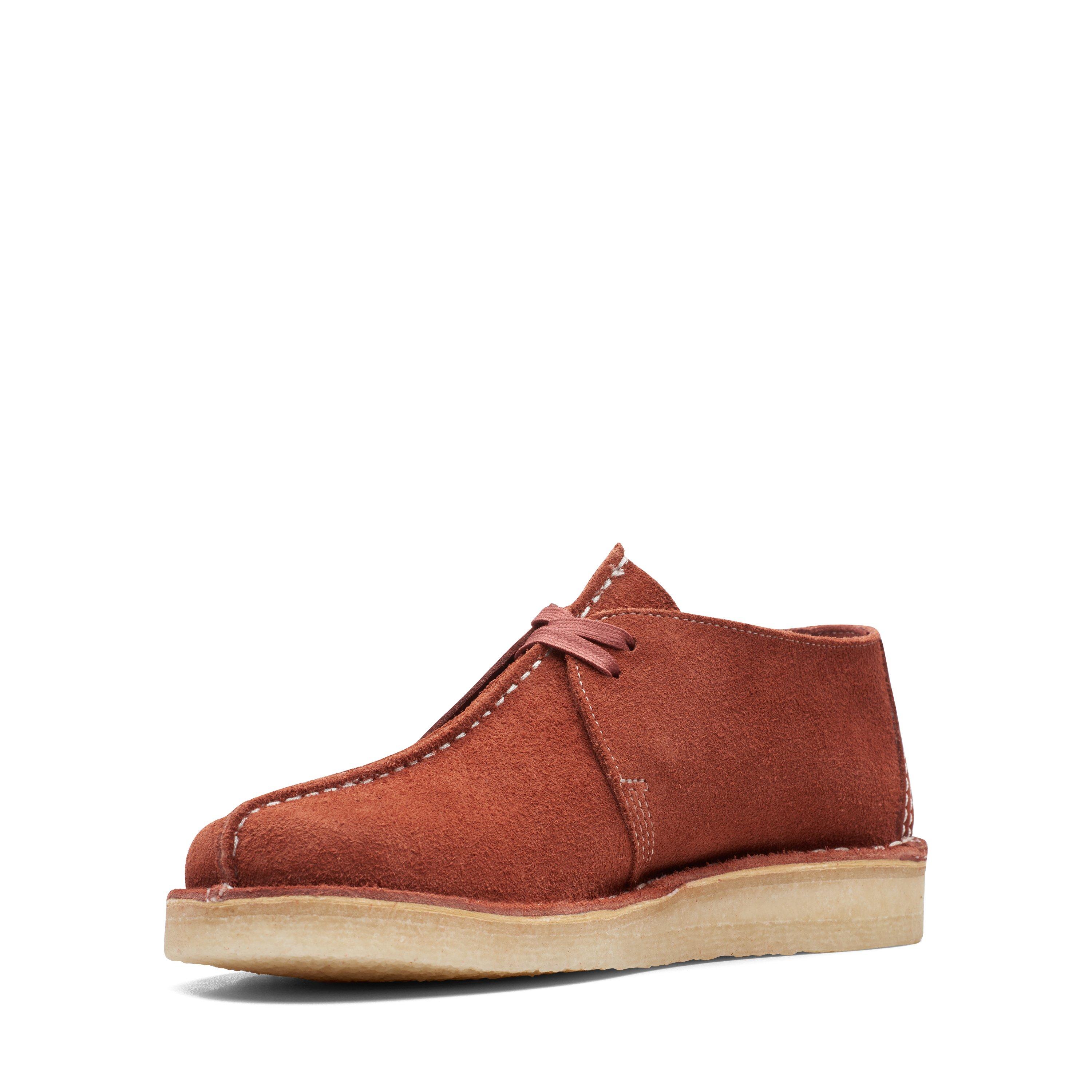 Clarks desert cheap trek red