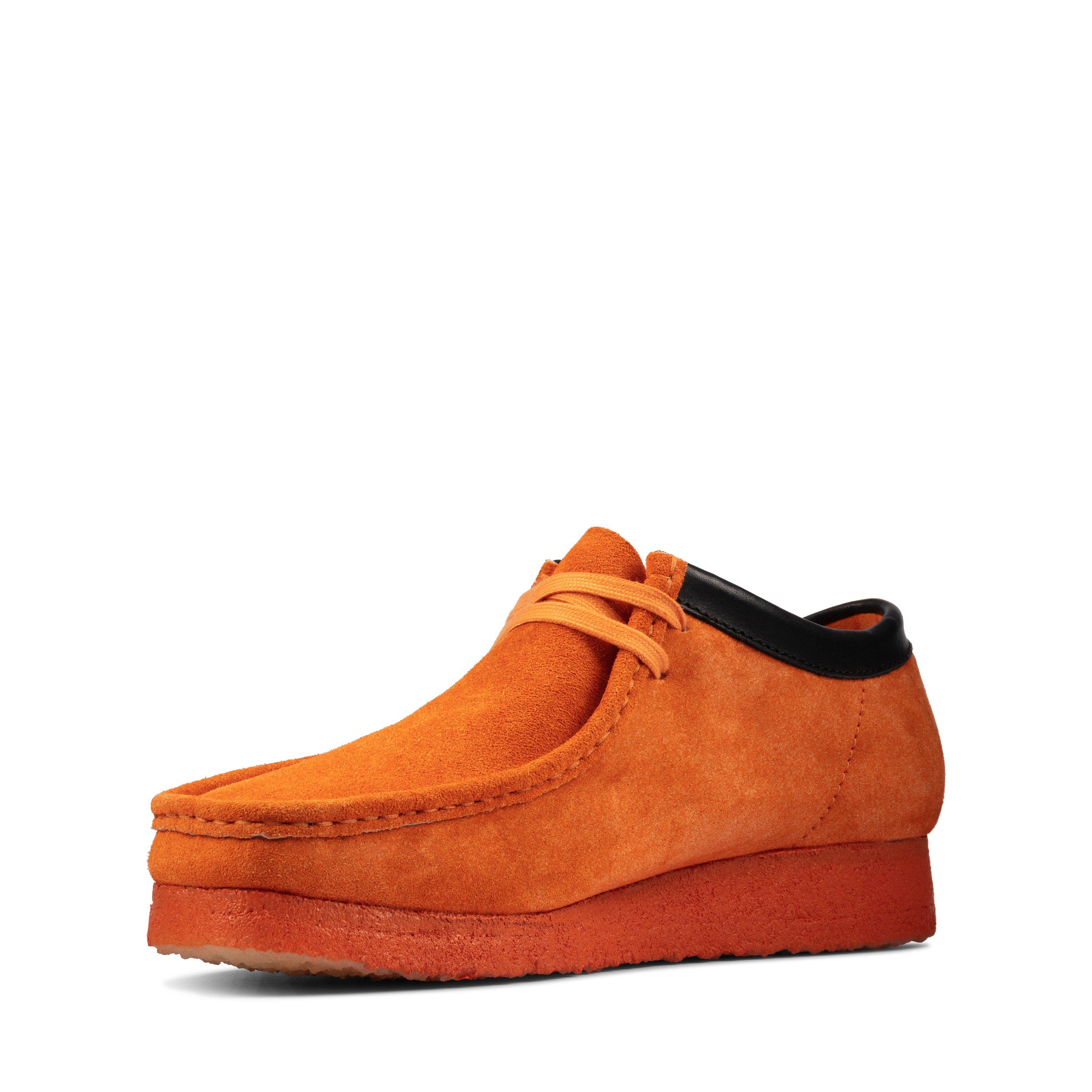 Octobers Very Own Clarks Wallabee Orange Suede US 10 OVO