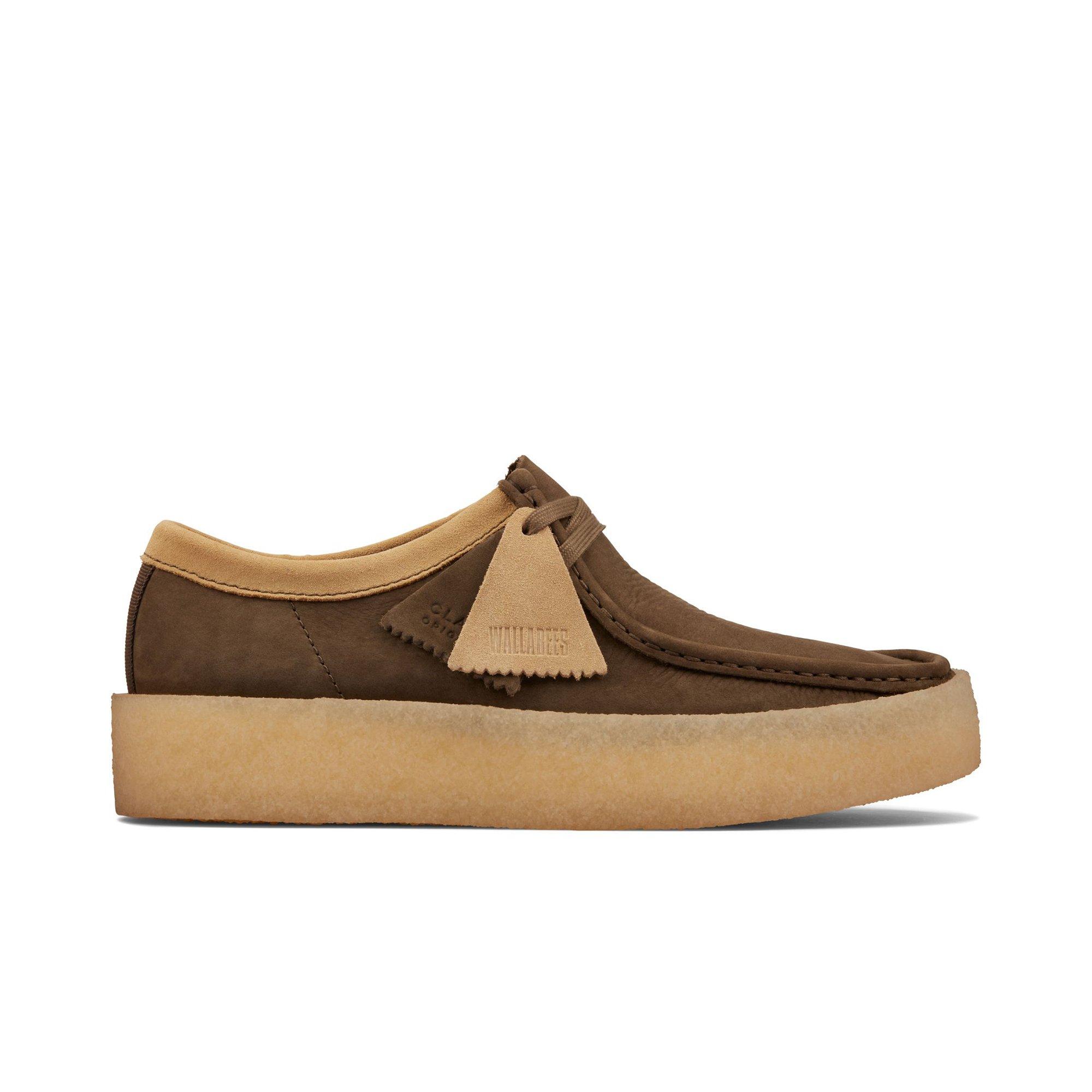 Clarks Originals Wallabee Check Shoes Brown