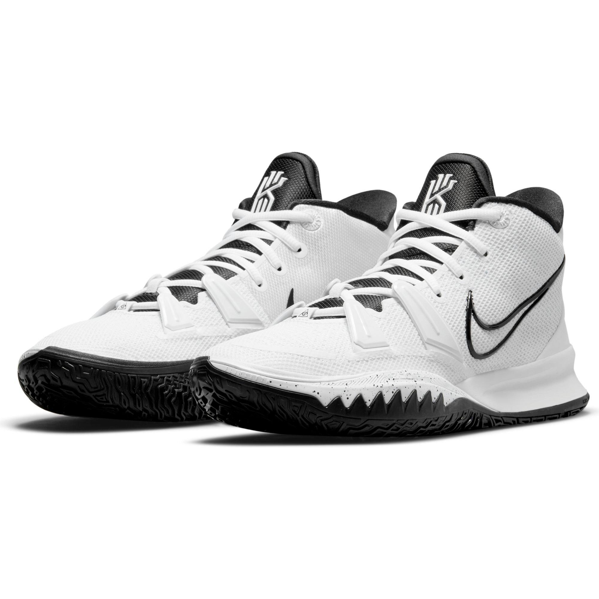 Kyrie black and white 2024 shoes