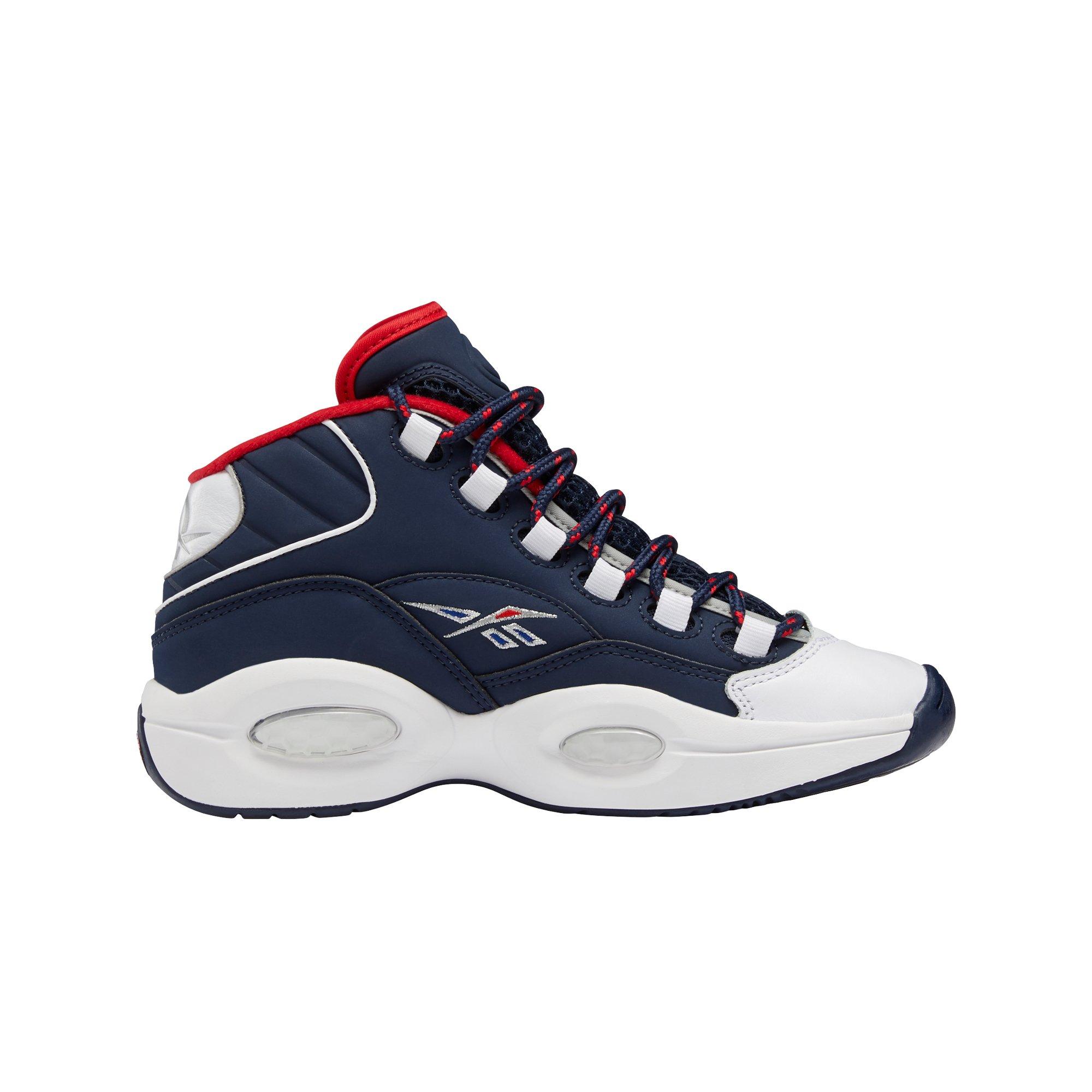 Reebok Question Mid 'Street Sleigh' Toddlers' Shoes Black-Vector Red GV7184 