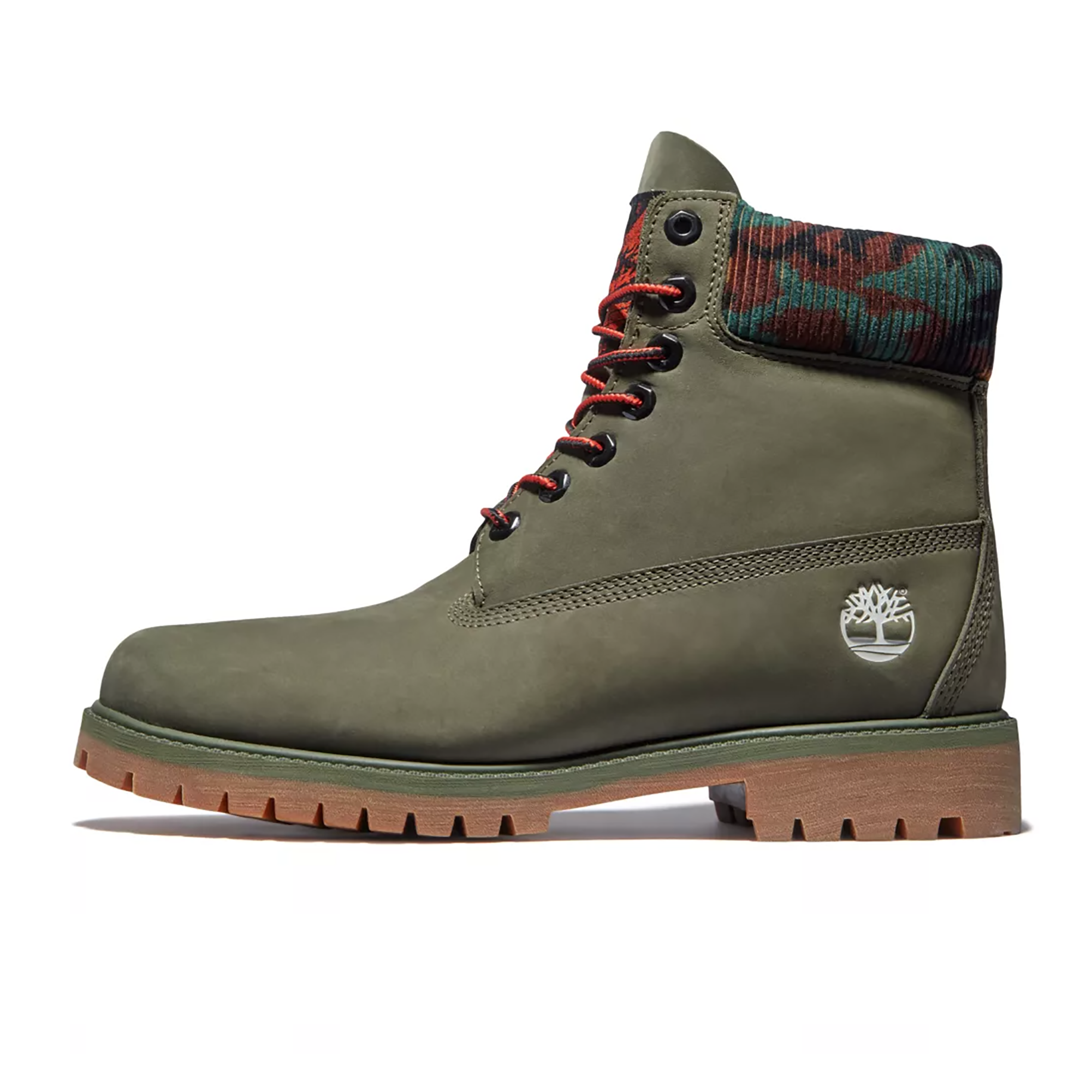 Timberland 6" "Dark Green/Camo" Men's Boot