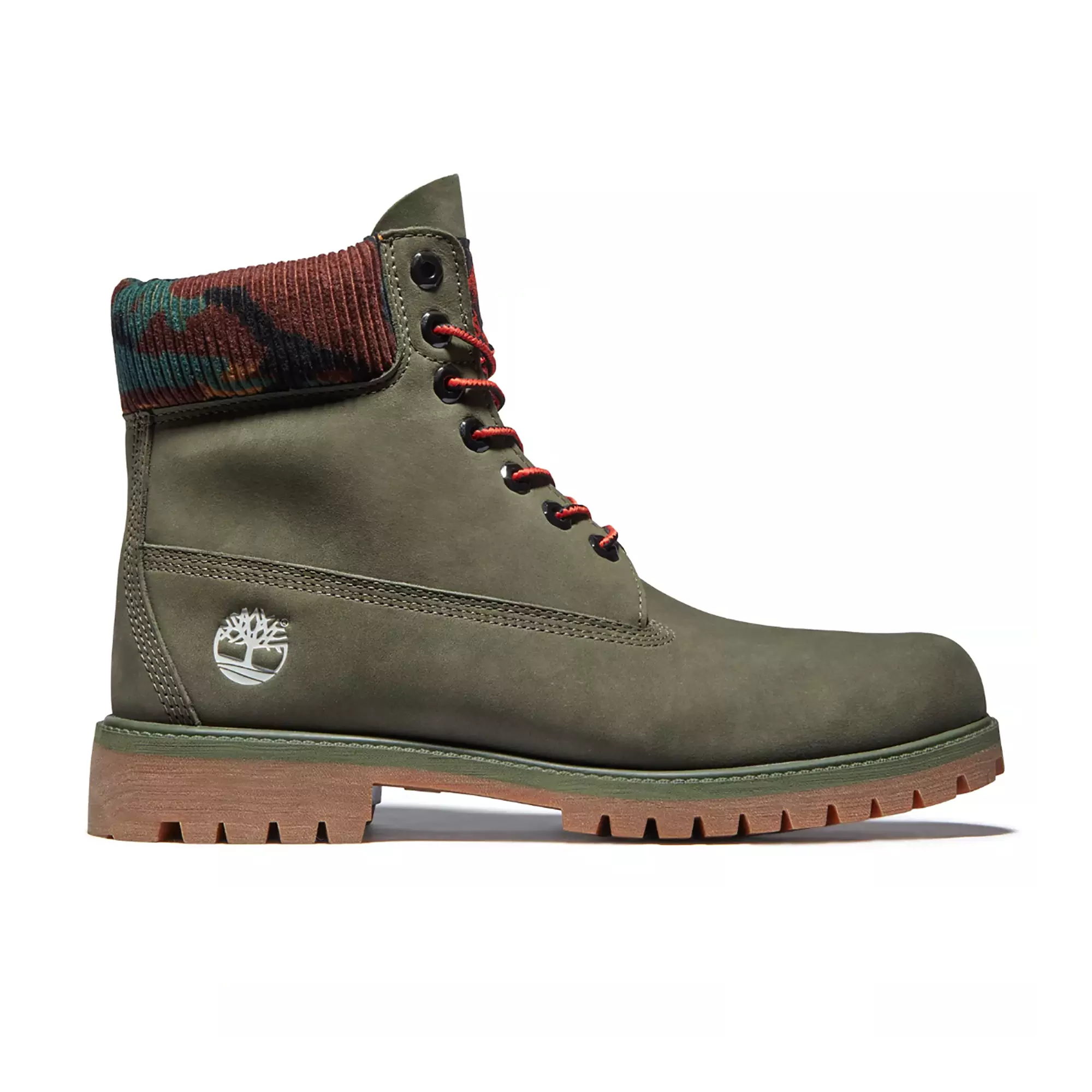 Timberland 6" Premium "Dark Green/Camo" Men's Boot - DK GREEN