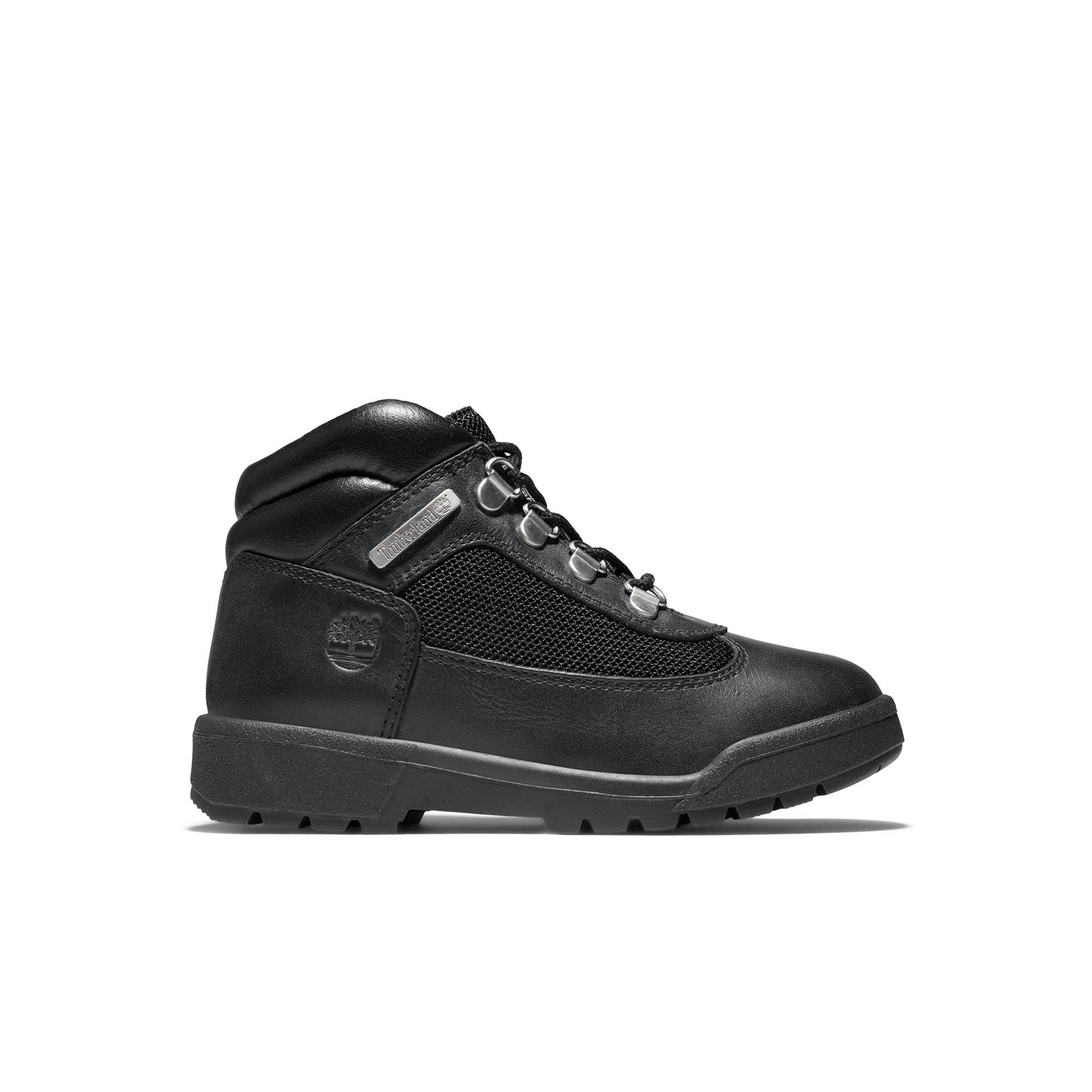 All black cheap timberland field boots