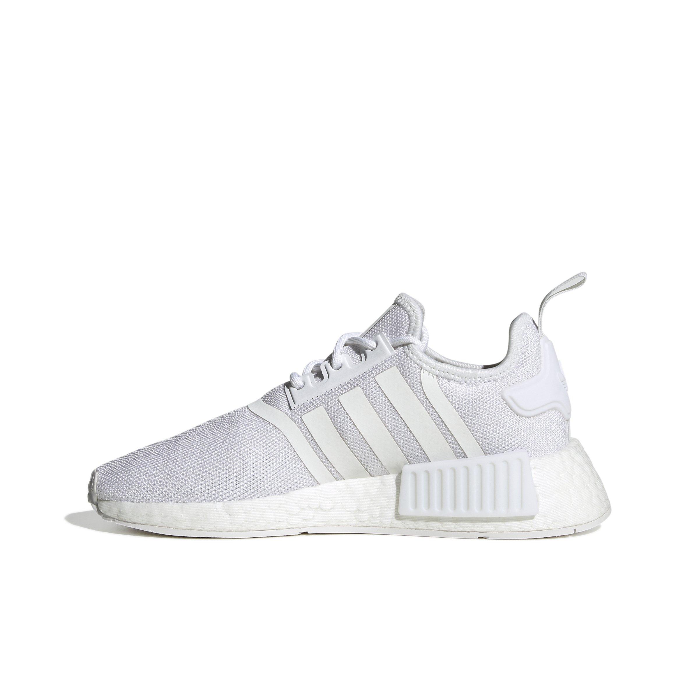 adidas Originals NMD_R1 Refined Grade School Boys' "Ftwr White/Ftwr White/Grey One" Shoe