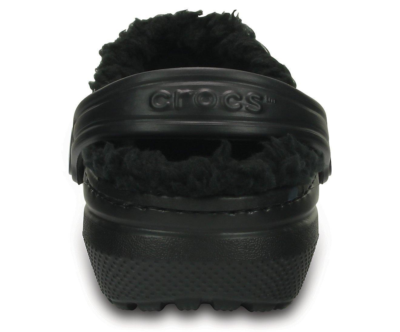 Crocs Classic Lined "Black" Preschool Kids' Clog - BLACK Thumbnail View 5