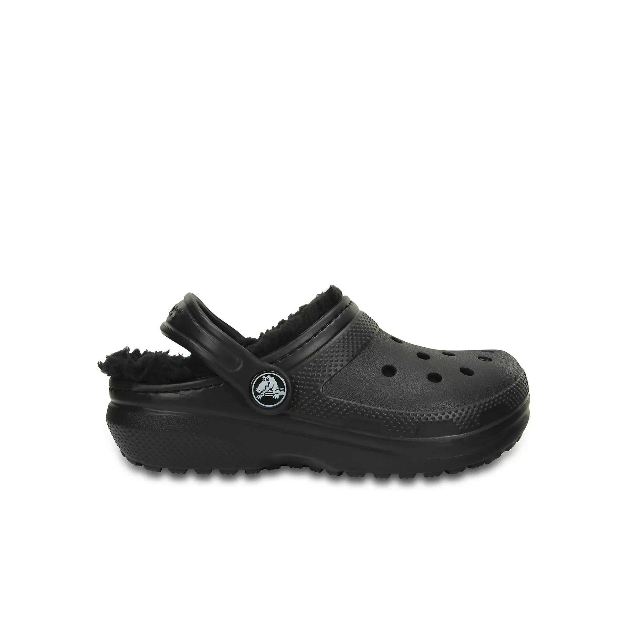 Crocs Classic Lined "Black" Preschool Kids' Clog - BLACK