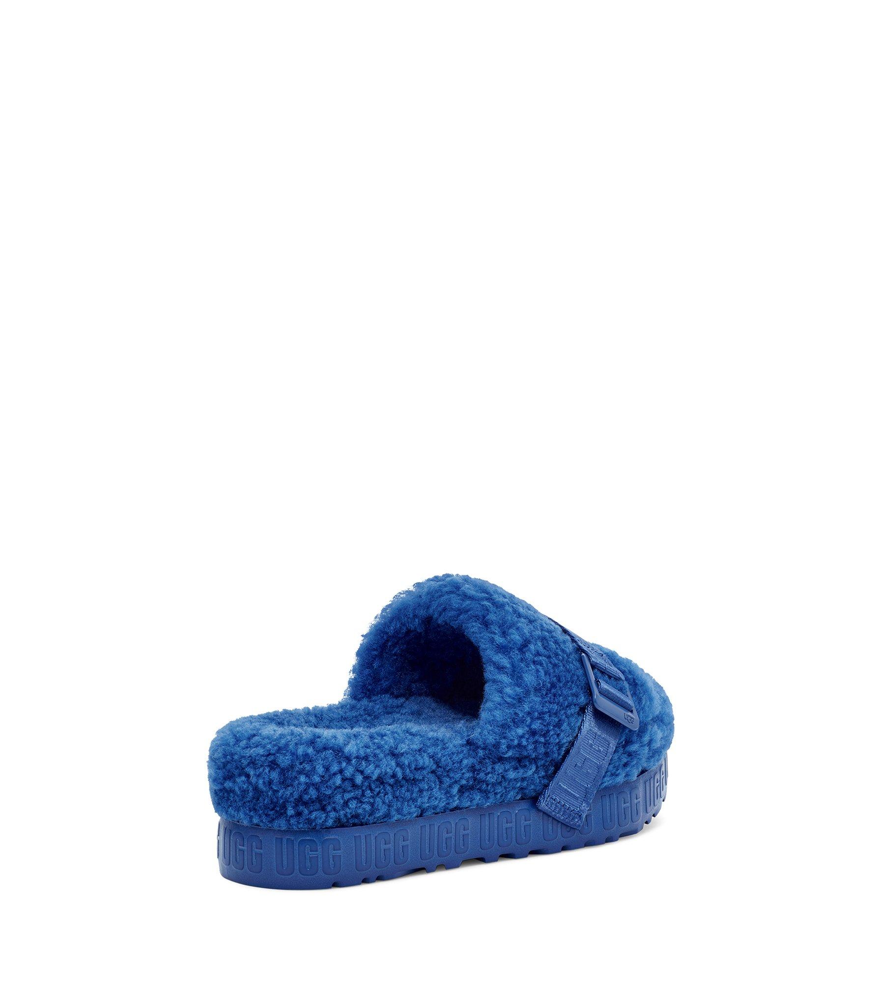 Royal blue store ugg slides