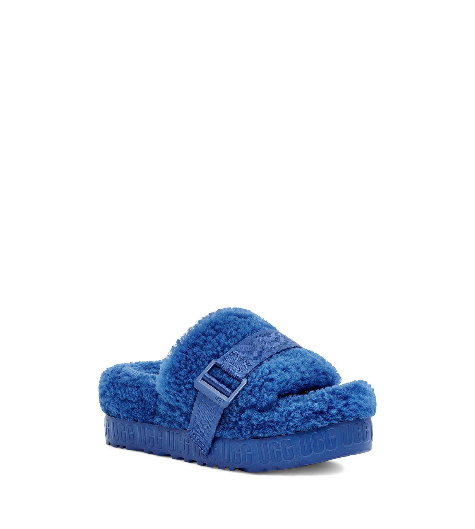 Dark blue ugg on sale slides