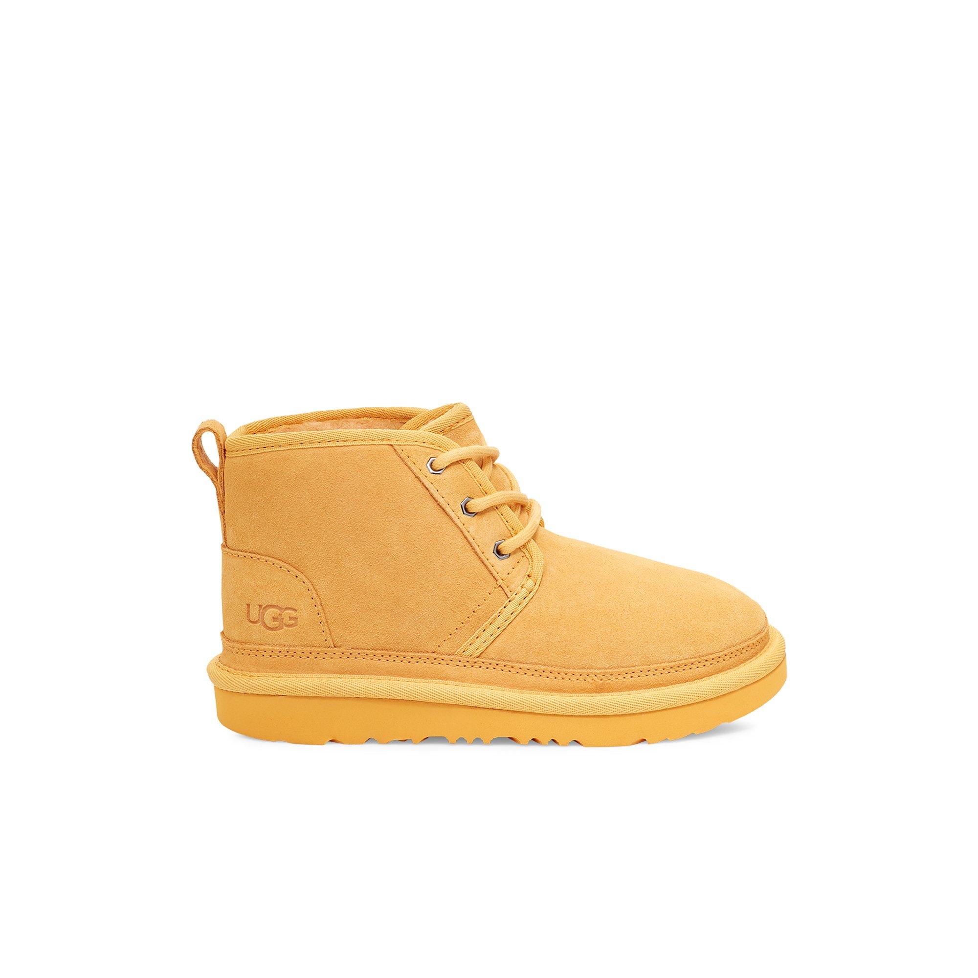 yellow uggs with bows