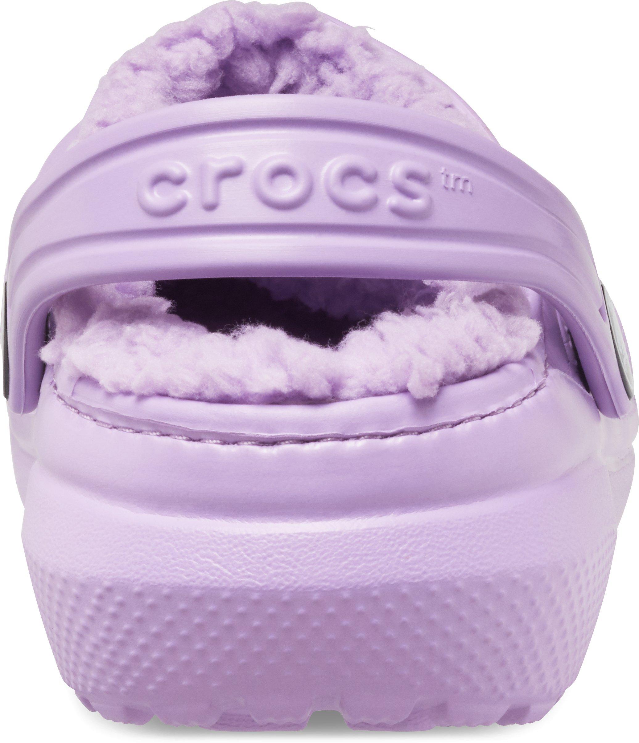 Fuzz lined 2024 crocs lavender