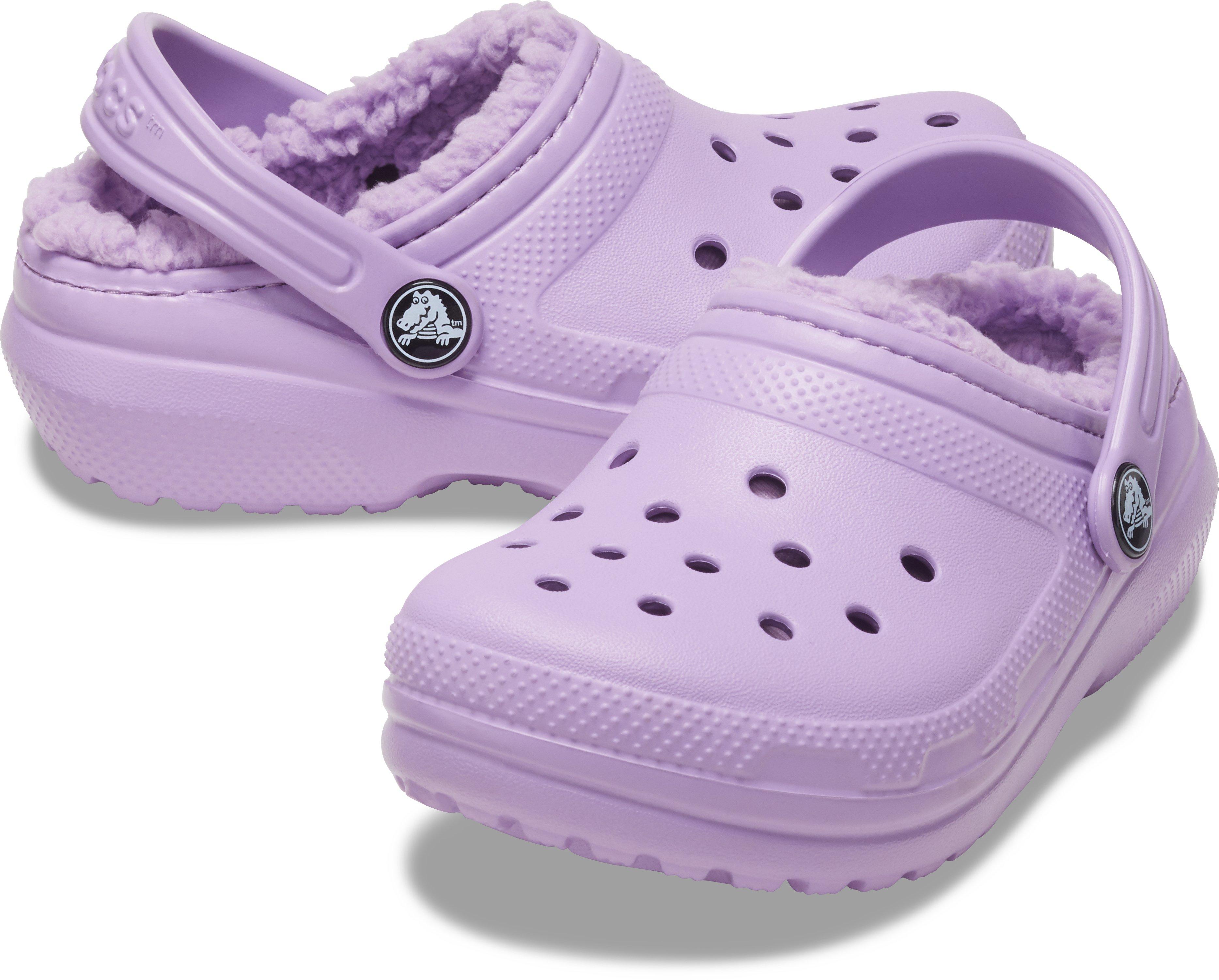 Purple crocs for girls new arrivals