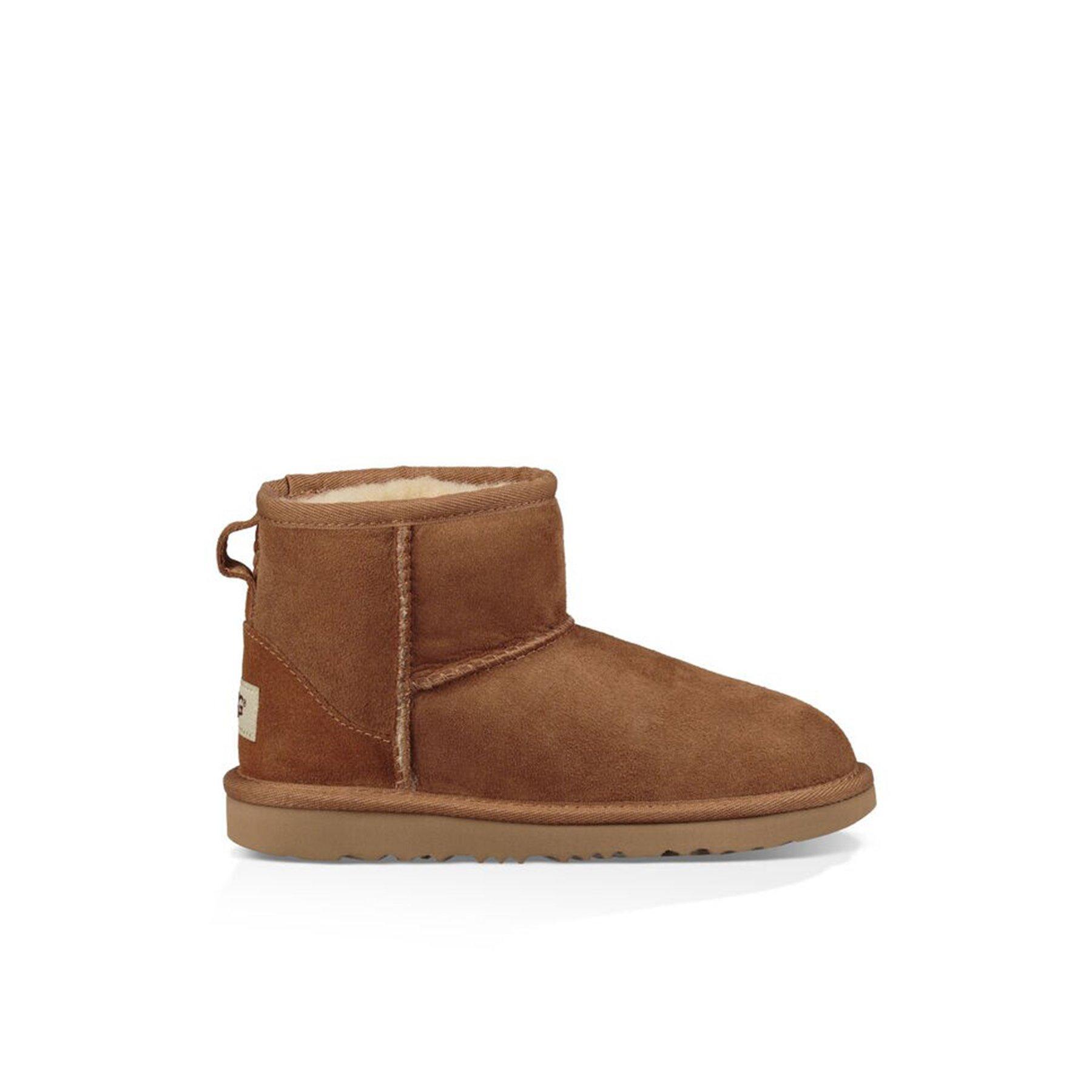 UGG Classic Mini "Chestnut" Grade School Kids Shoe - BROWN Thumbnail View 1