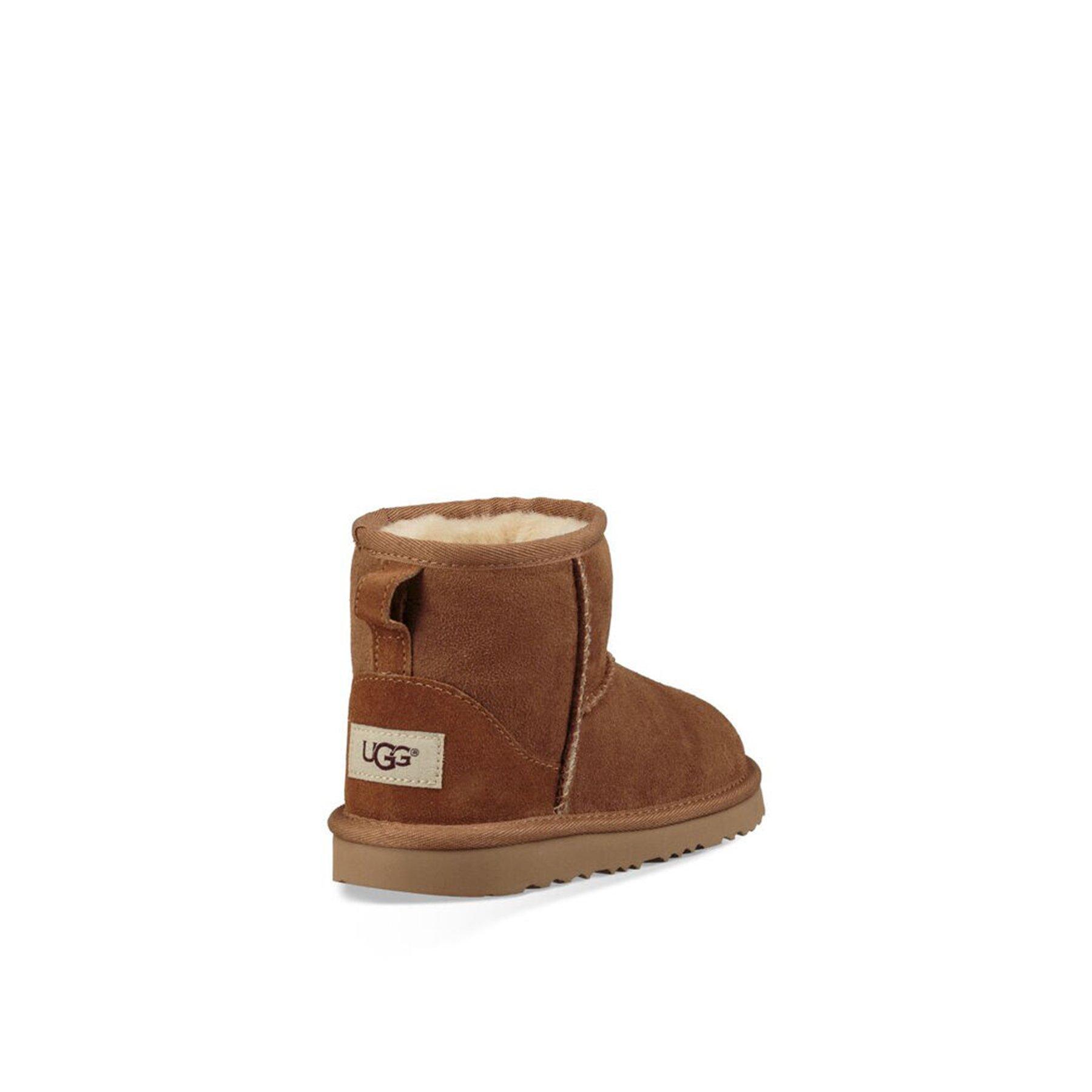 UGG Classic Mini "Chestnut" Grade School Kids Shoe - BROWN Thumbnail View 3
