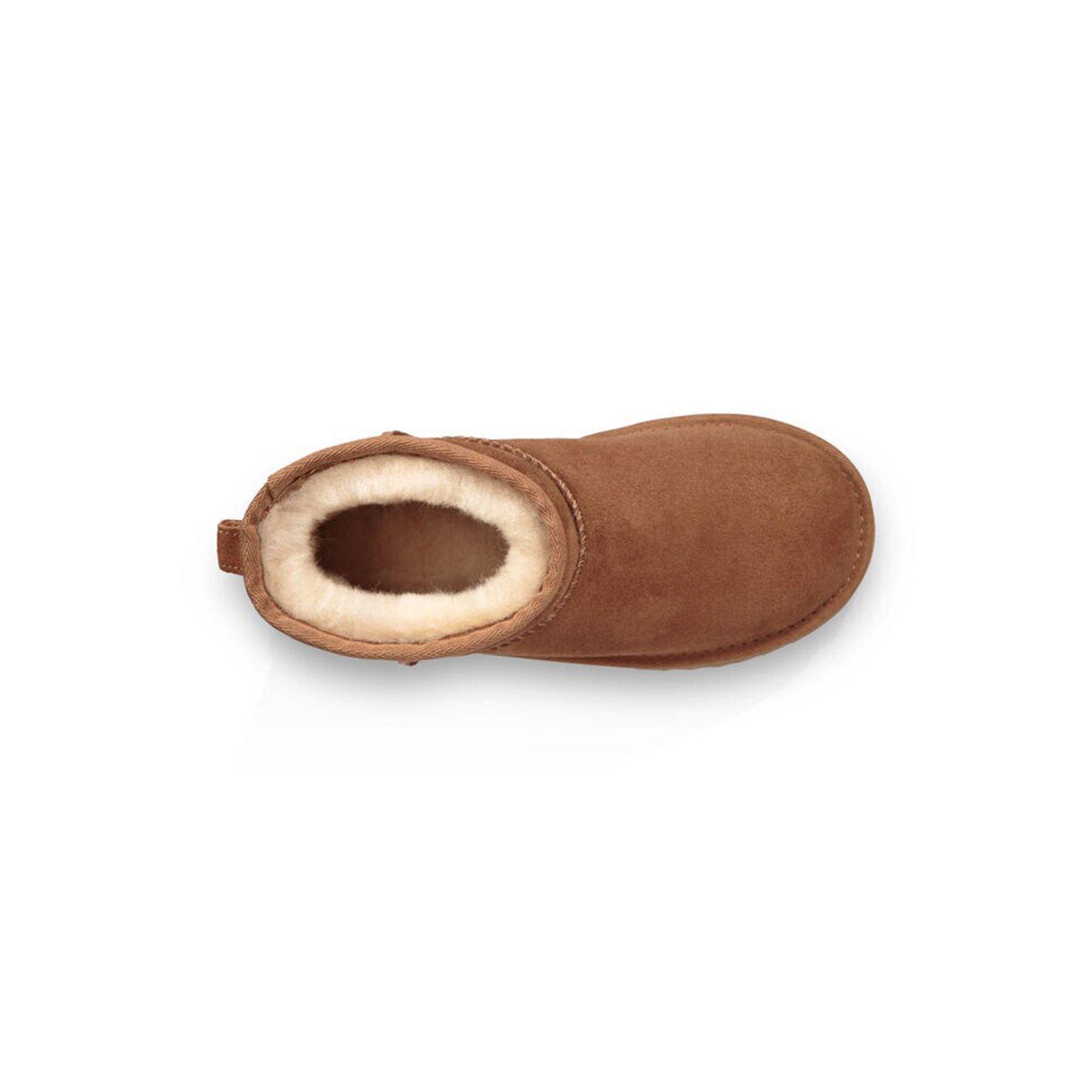 UGG Classic Mini "Chestnut" Grade School Kids Shoe - BROWN Thumbnail View 4