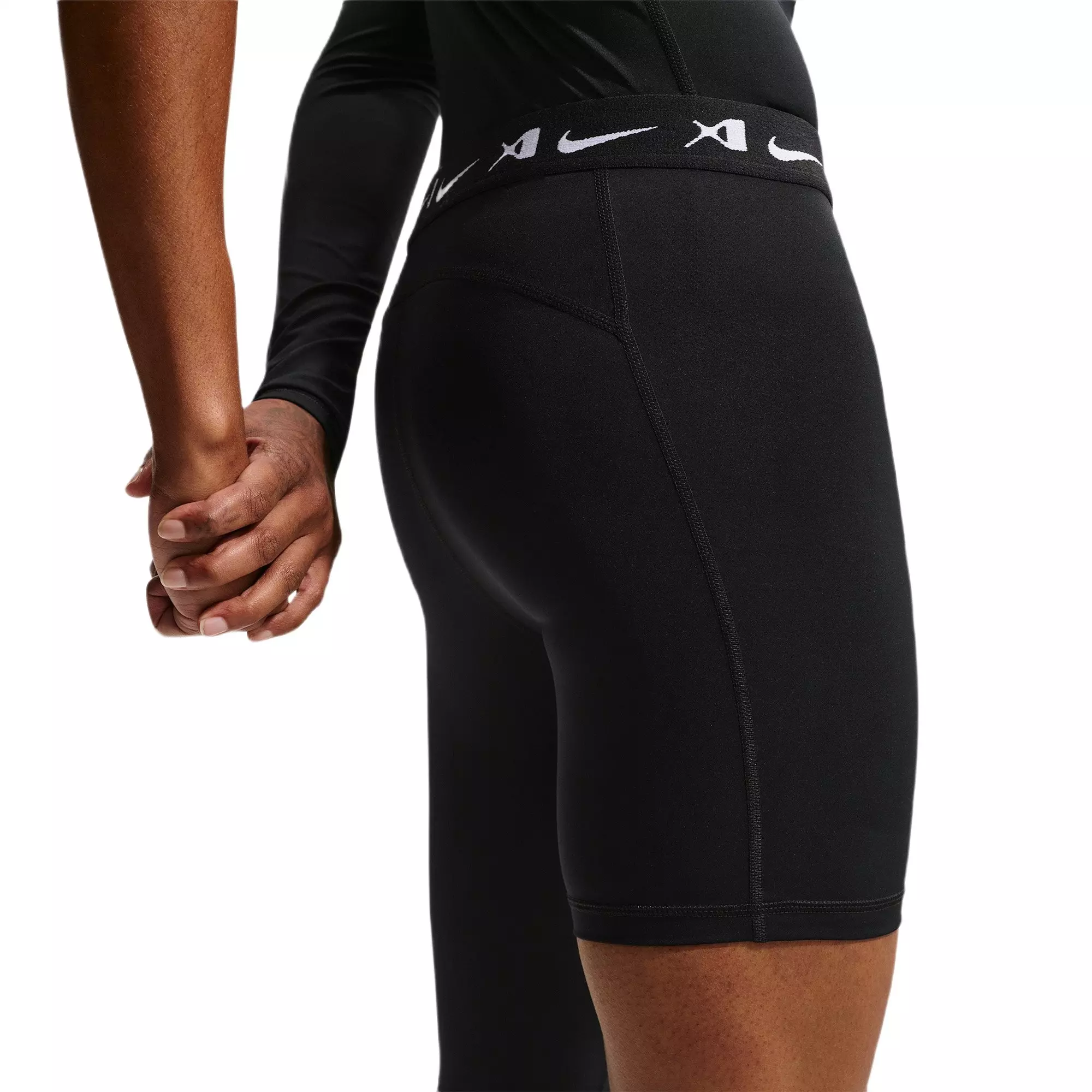 Nike A'ja Wilson Women's A'symmetric Reversible Single-Leg Basketball Legging - BLACK/WHITE
