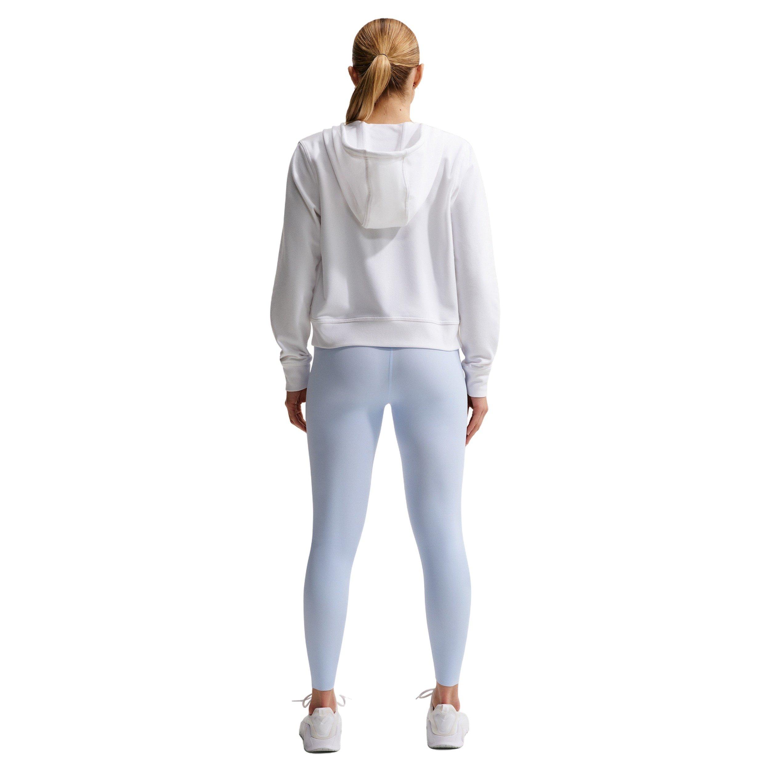 Nike Women's Zenvy High-Waisted 7/8 Leggings with No Front Seam - BLUE/GREY Thumbnail View 2