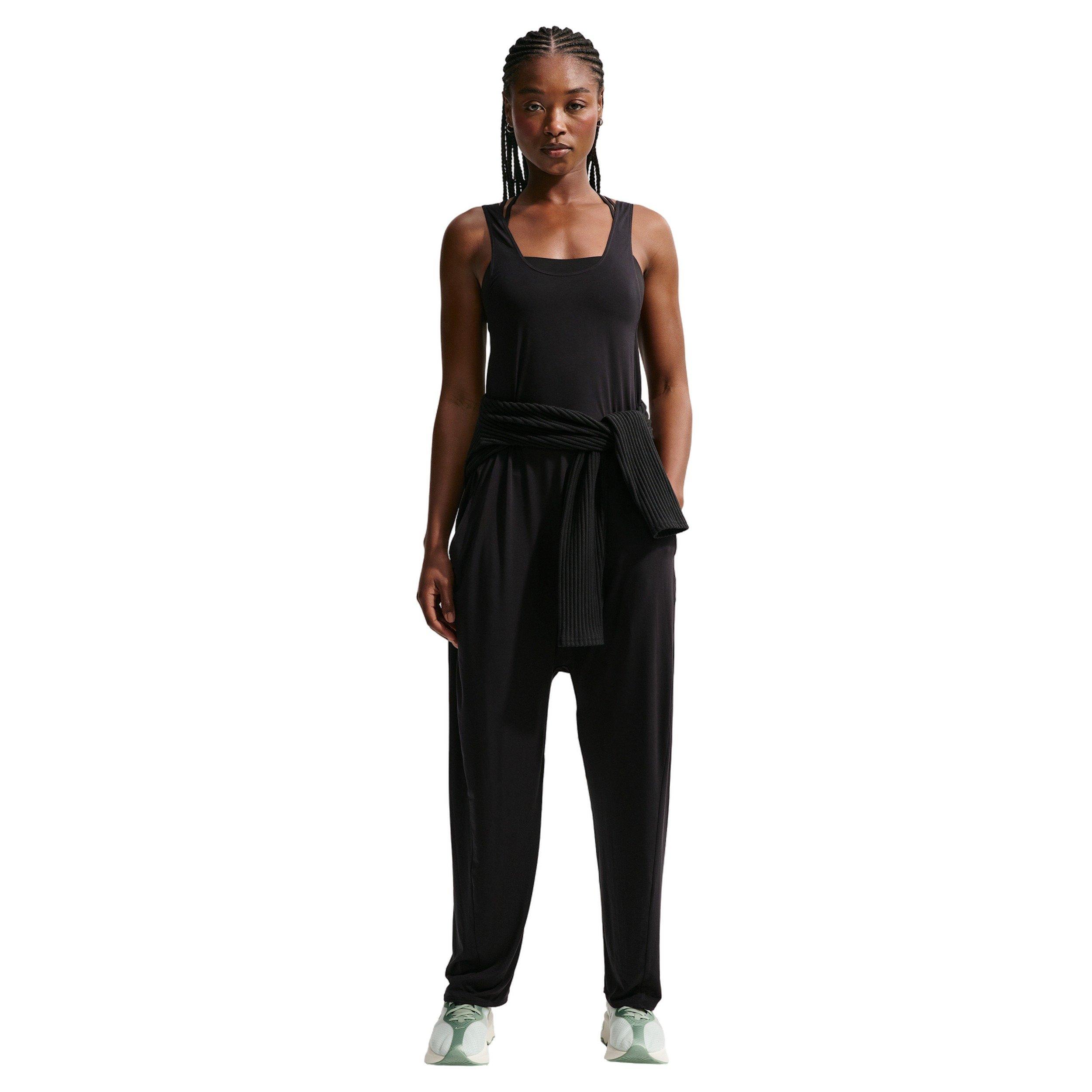 Nike Women's Zenvy Jumpsuit - Black - BLACK Thumbnail View 1