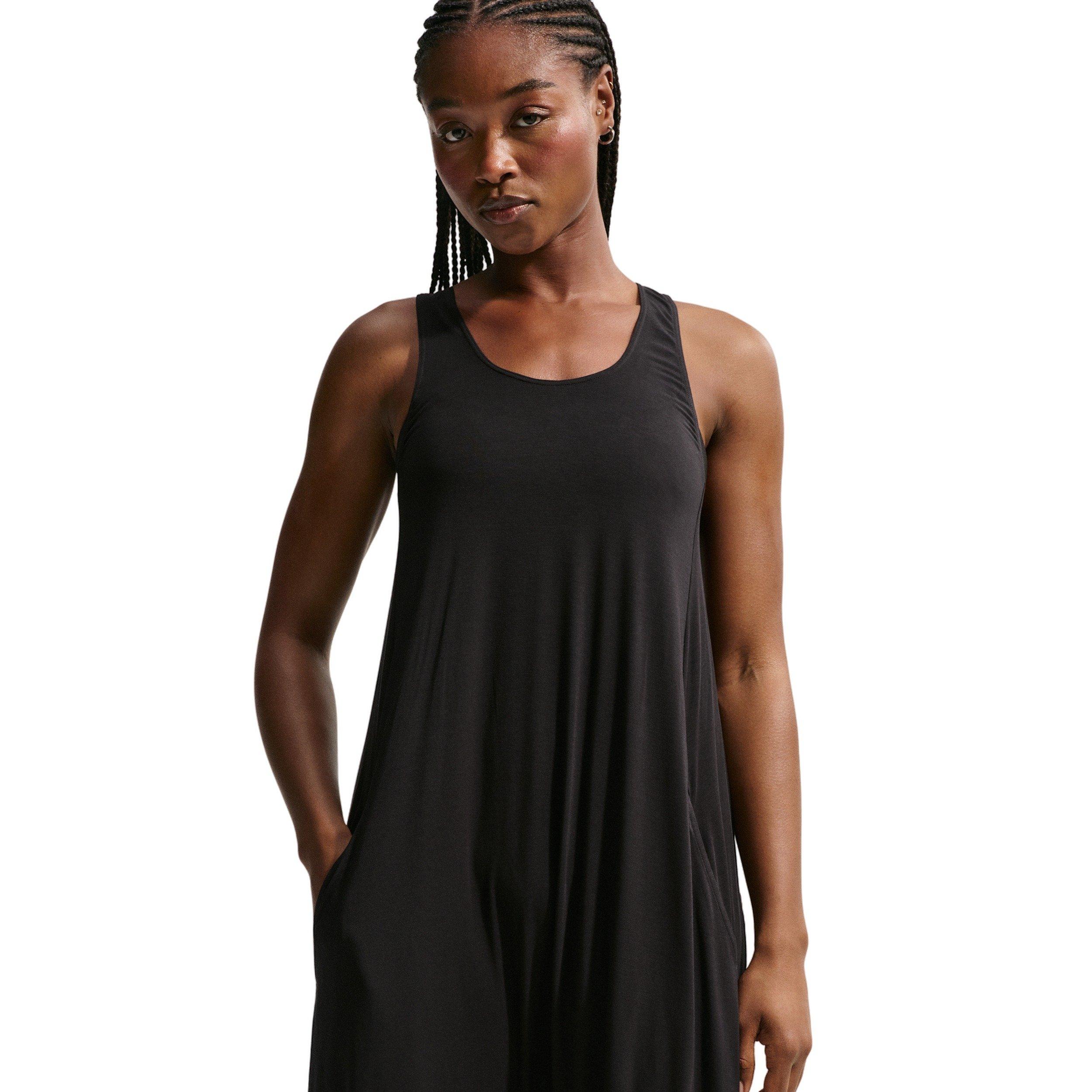 Nike Women's Zenvy Jumpsuit - Black - BLACK Thumbnail View 3