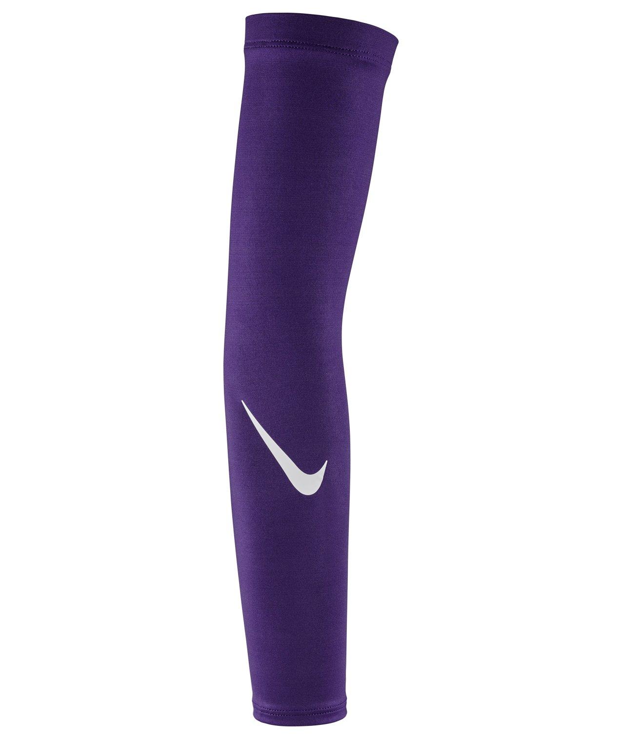 Nike Pro Dri-FIT Football Sleeve 4.0-Purple/White - PURPLE/WHITE
