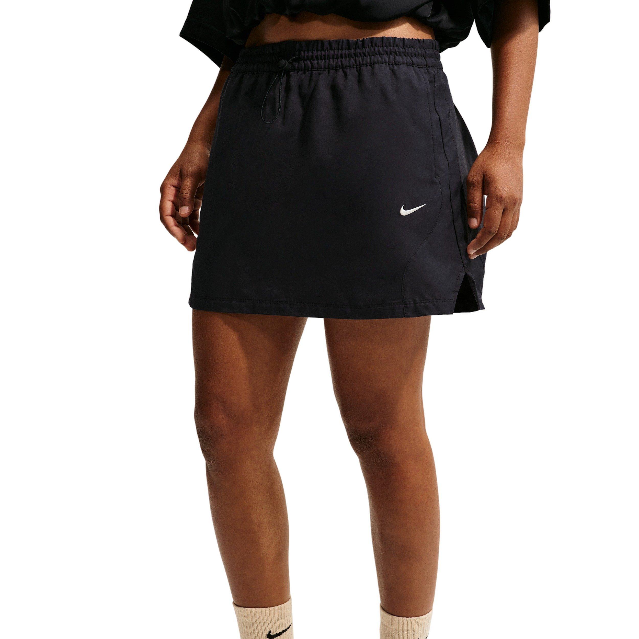 Nike Women's Sportswear Mid-Rise Mini Skirt - BLACK Thumbnail View 3