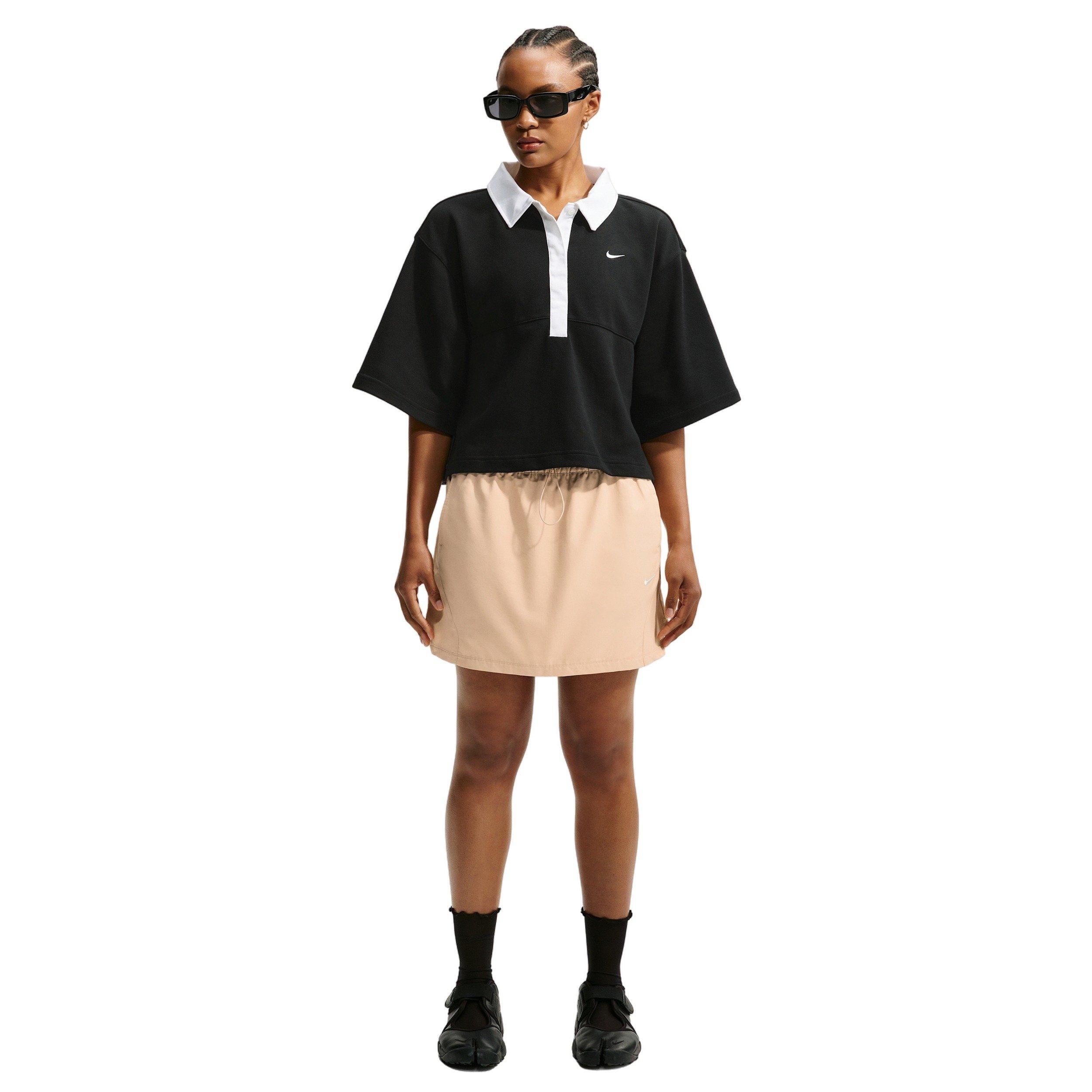 Nike Women's Sportswear Mid-Rise Mini Skirt - CREAM Thumbnail View 4