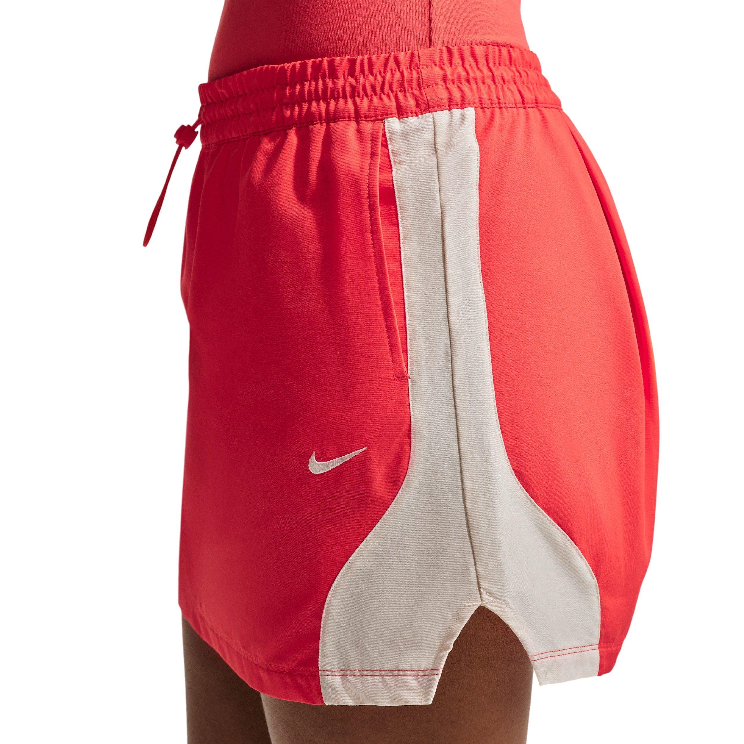 Nike Women's Sportswear Mid-Rise Mini Skirt - CRIMSON Thumbnail View 4