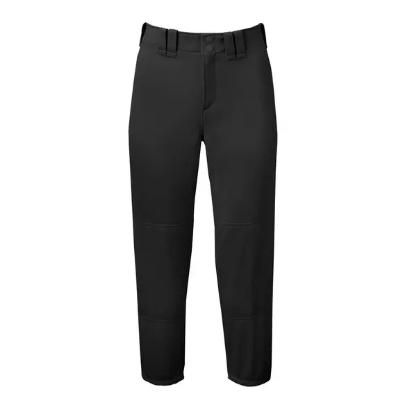 negro/blanco Mizuno seleccionar con cinturón para mujer Pantalón de baja altura Fastpitch Softball XS 