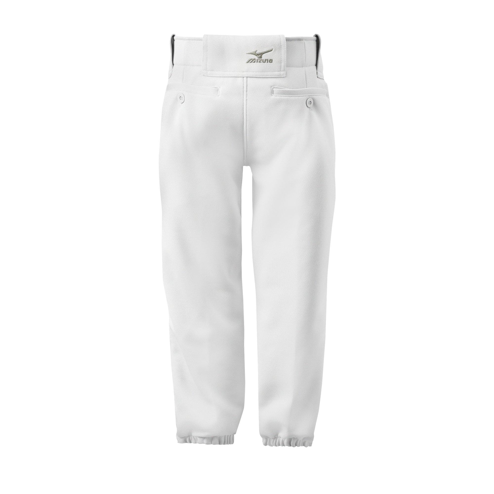 Mizuno Women's Select Belted Fast Pitch Pants - WHITE Thumbnail View 3