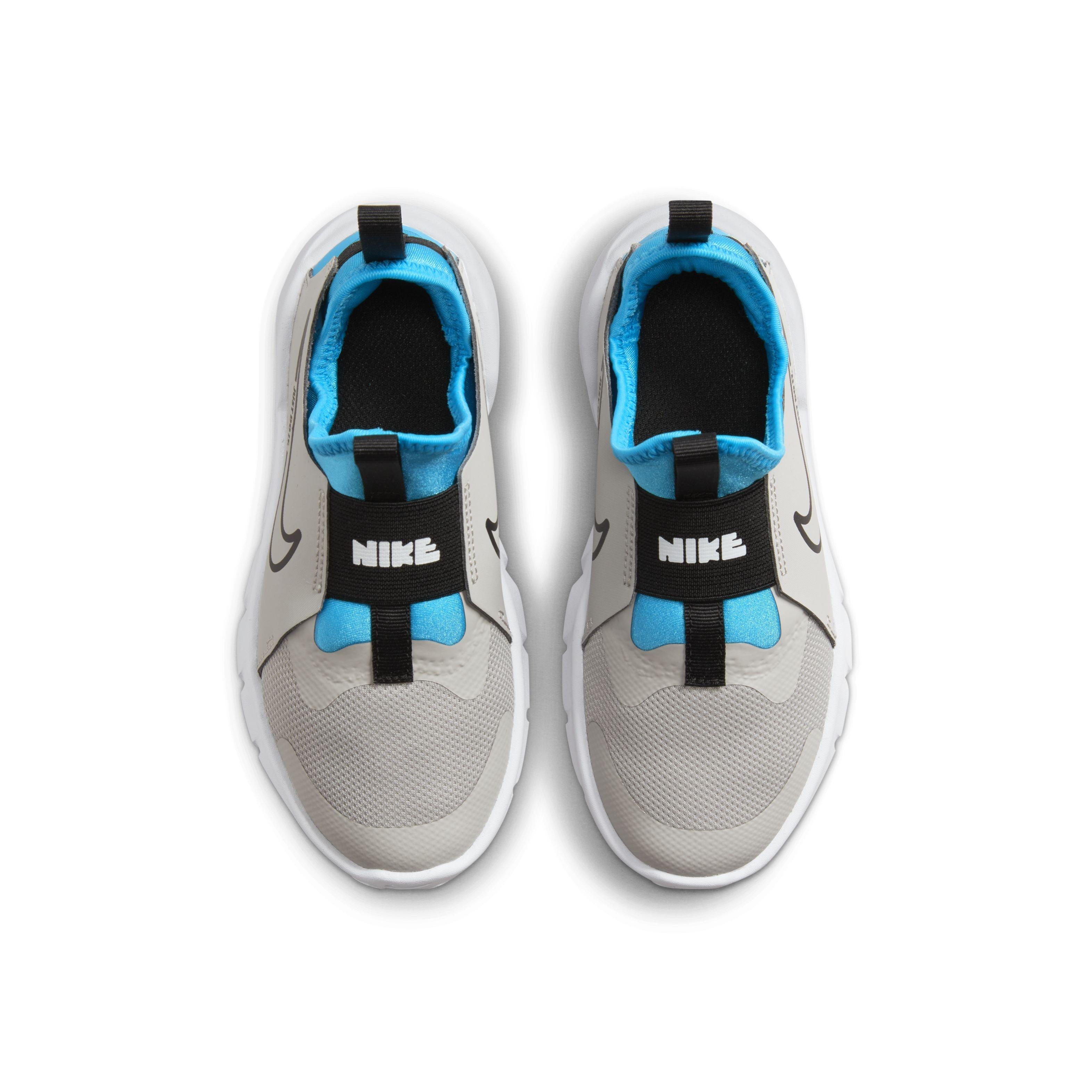 Nike Flex Runner 2 Preschool Boys' "Light Iron Ore/Black/Blue Lightning/White" Running Shoe