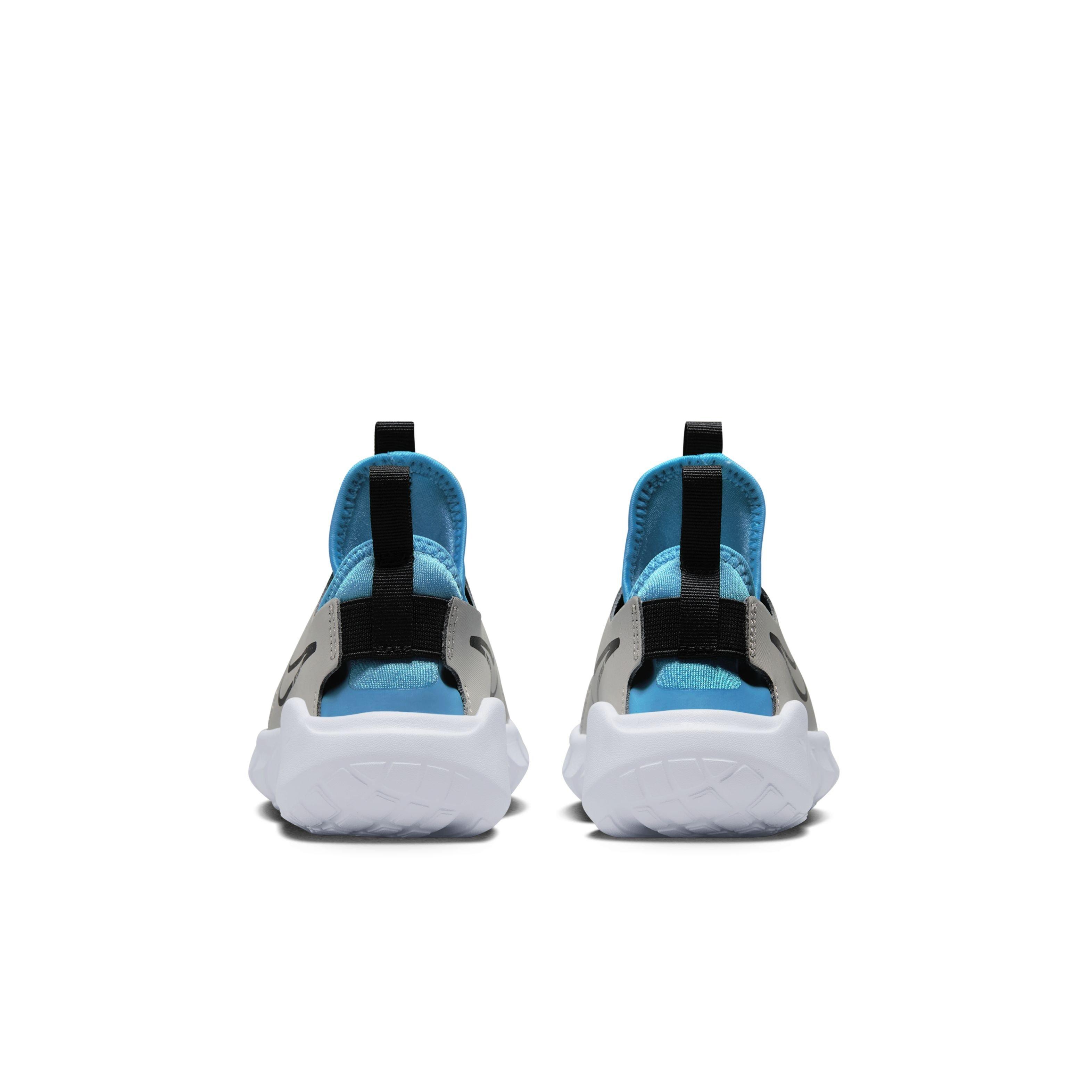 Nike Flex Runner 2 Preschool Boys' "Light Iron Ore/Black/Blue Lightning/White" Running Shoe