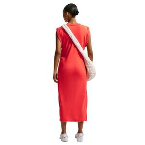 Nike Women's Sportswear Chill Terry Oversized Dress - CRIMSON