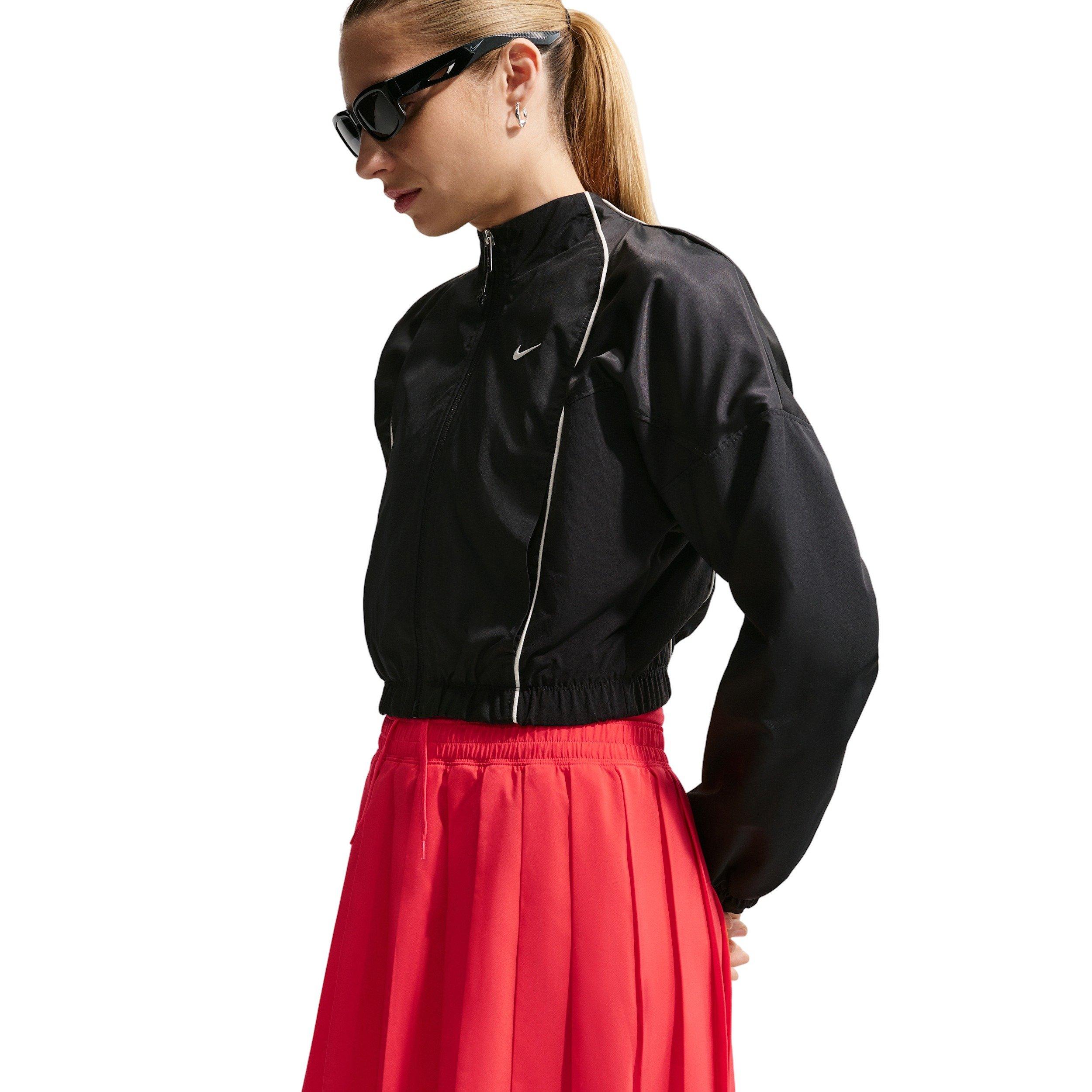 Nike Women's Sportswear Mid-Rise Pleated Skirt - CRIMSON Thumbnail View 3