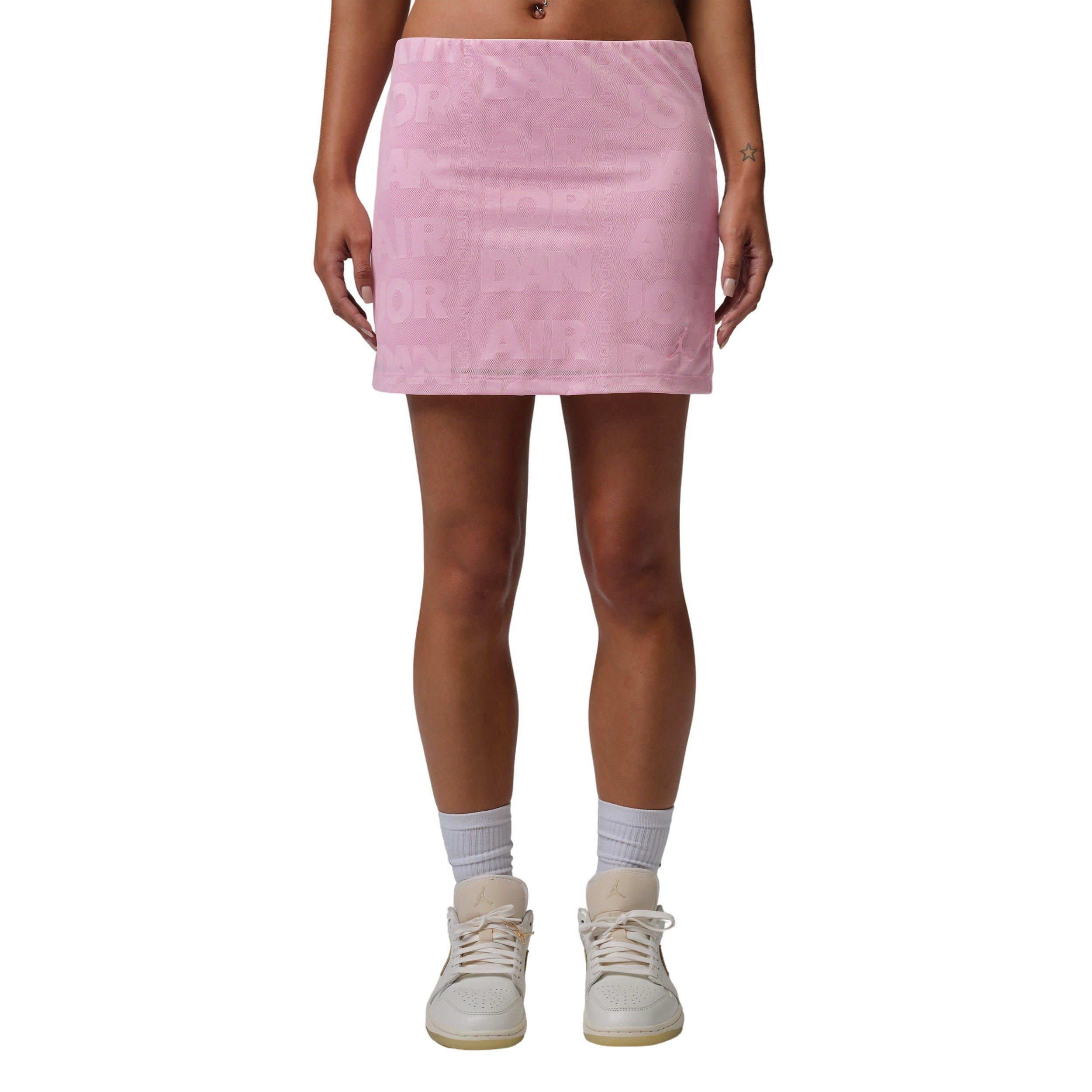Jordan Women's Flight Open Knit Skort - LT PINK Thumbnail View 4