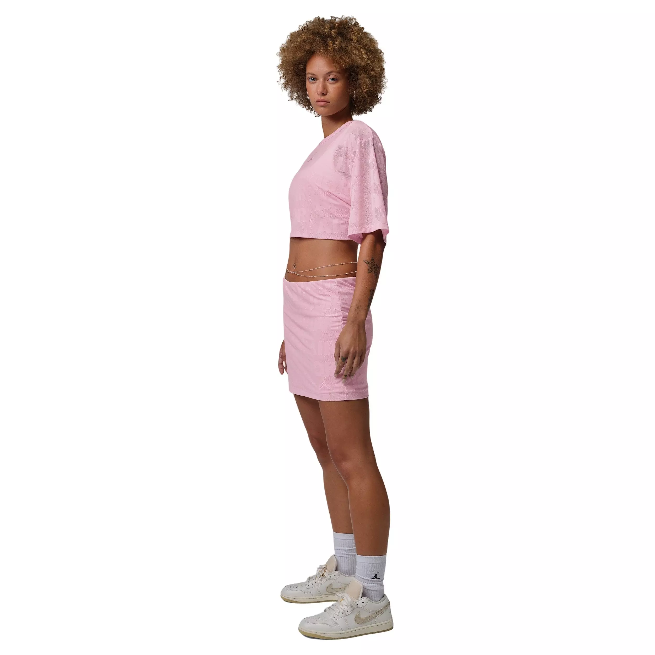Jordan Women's Flight Open Knit Skort - LT PINK