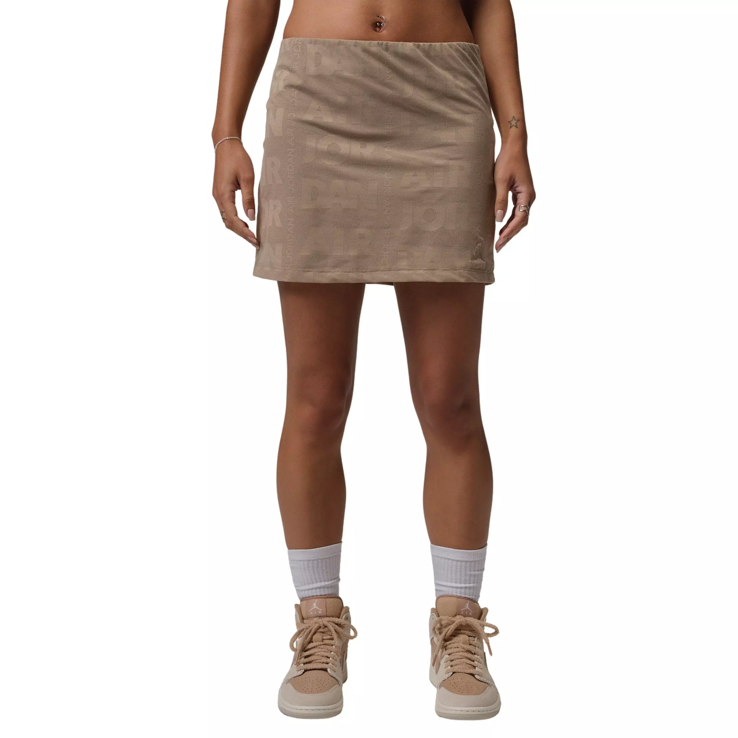 Jordan Women's Flight Open Knit Skort - KHAKI