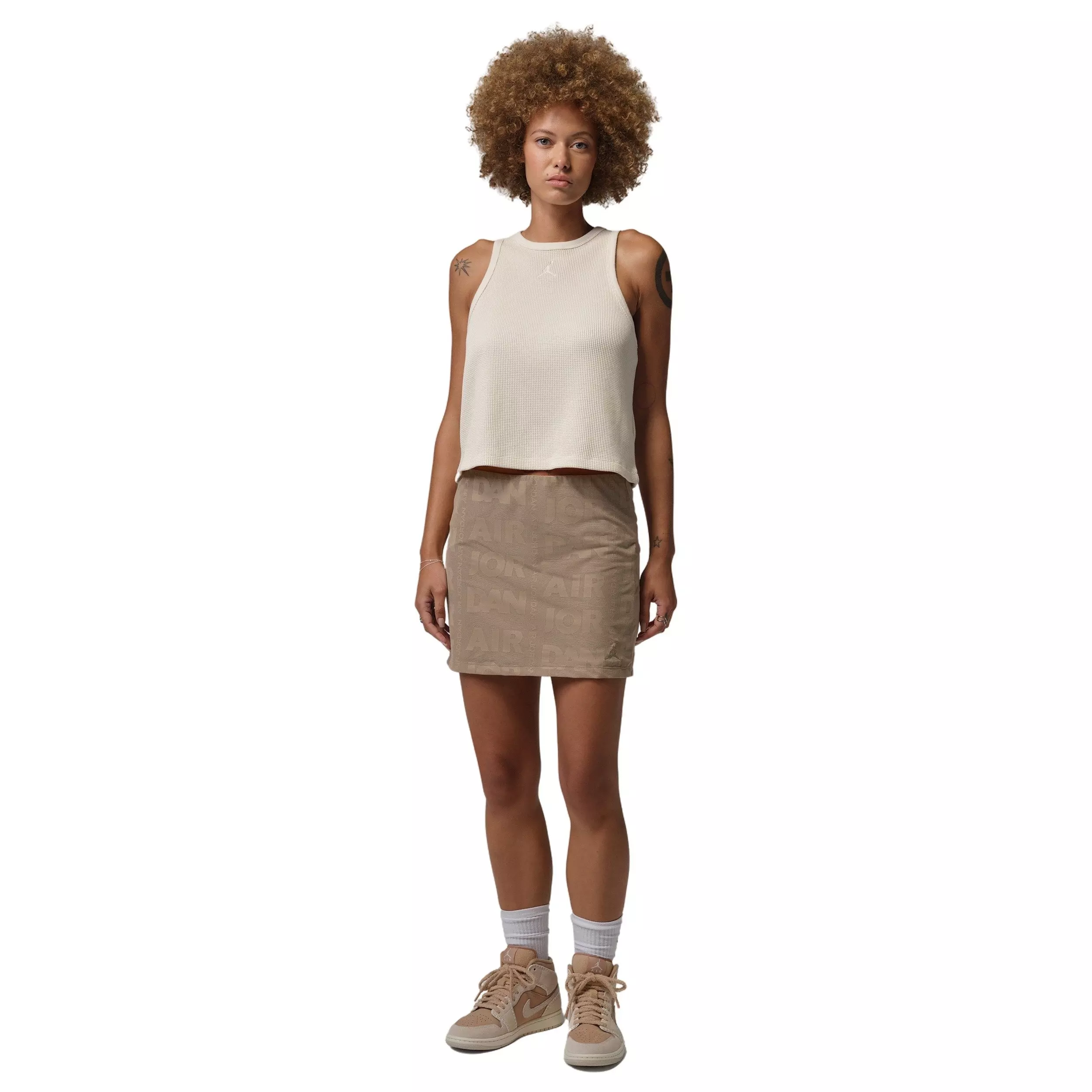 Jordan Women's Flight Open Knit Skort - KHAKI