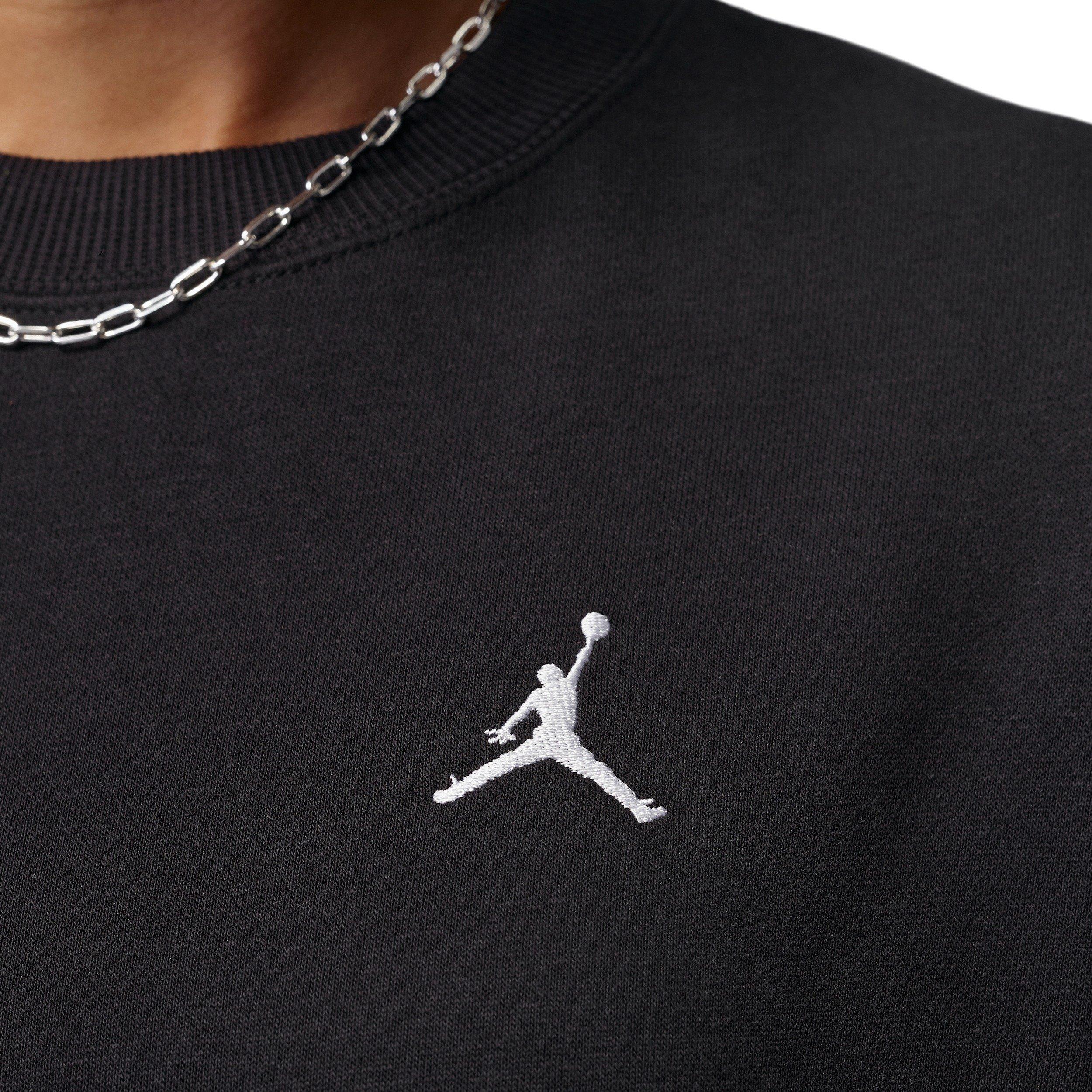 Jordan Women's Brooklyn Fleece T-Shirt Dress - BLACK/WHITE Thumbnail View 4