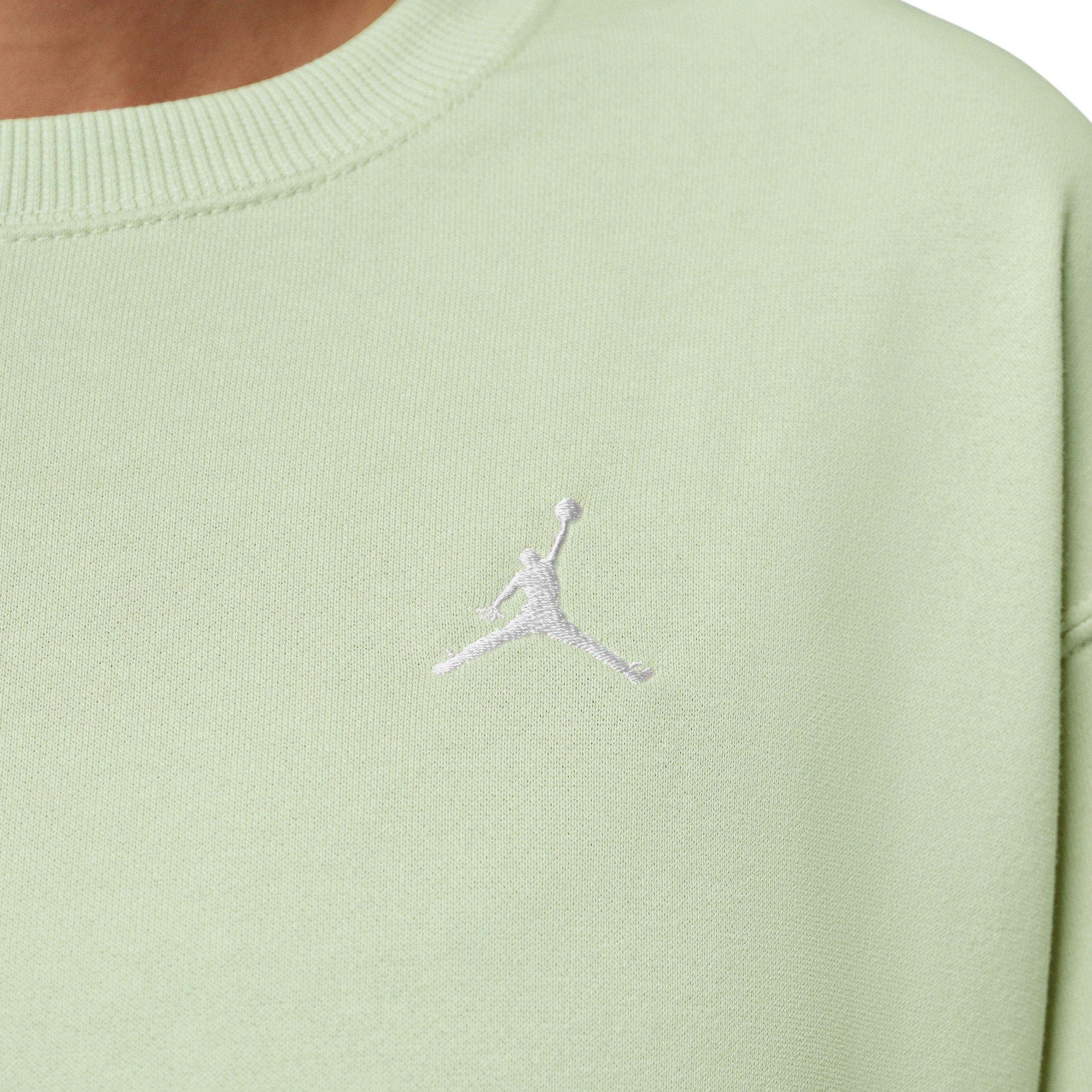 Jordan Women's Brooklyn Fleece T-Shirt Dress - OLIVE/WHITE Thumbnail View 4