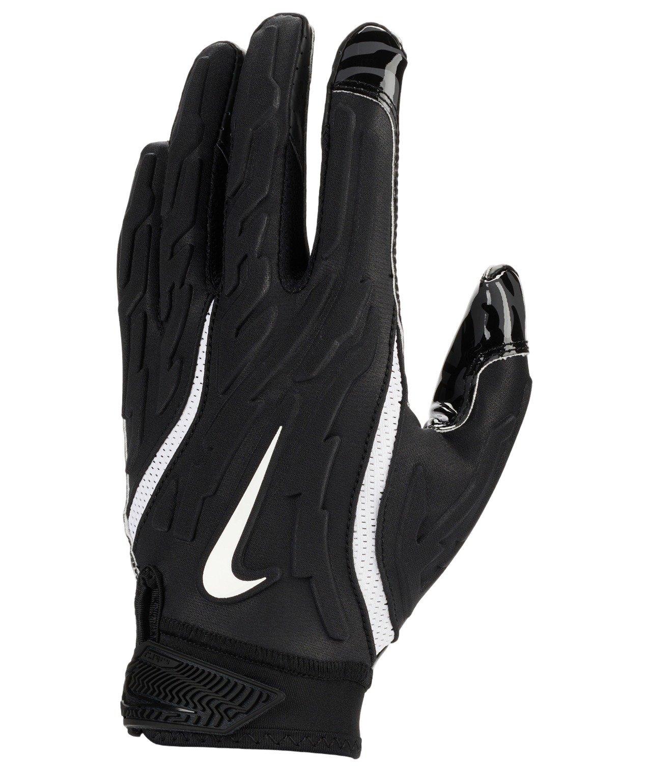 Nike Youth Superbad 7.0 Football Gloves-Black/White - BLACK/WHITE Thumbnail View 1