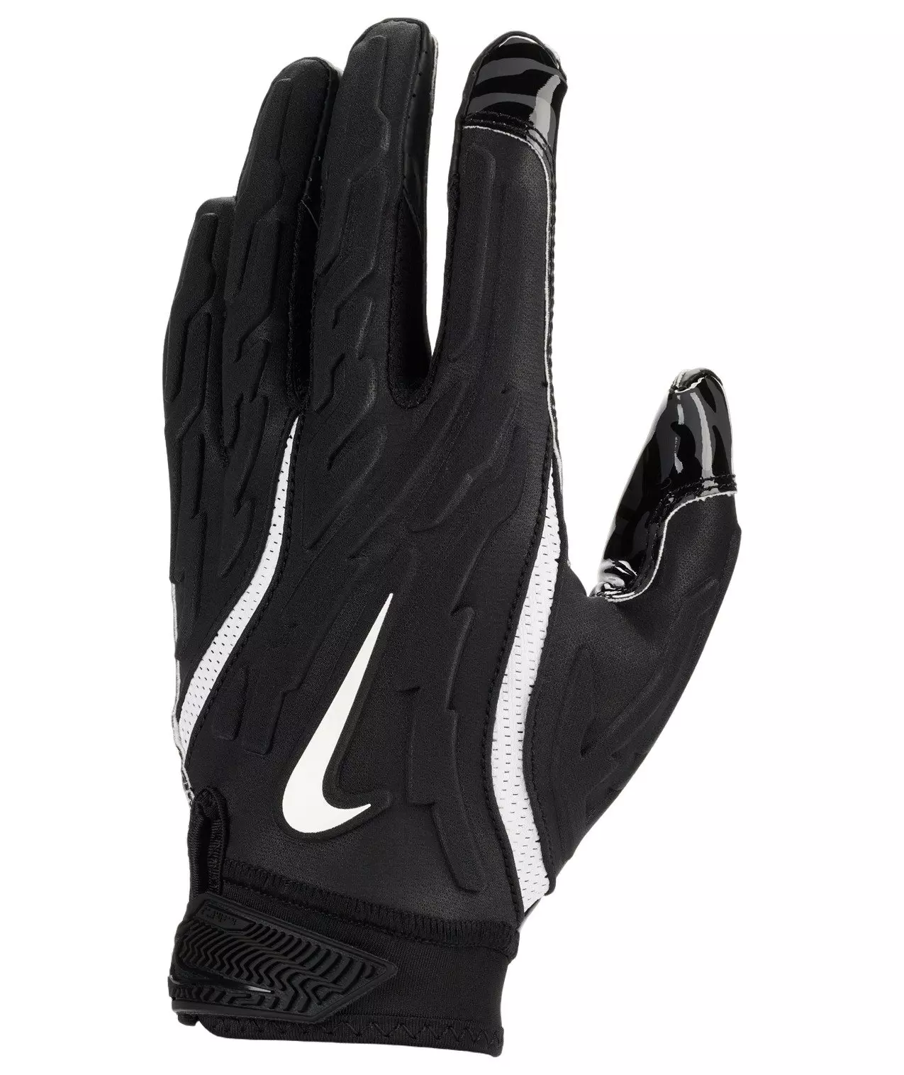 Nike Youth Superbad 7.0 Football Gloves-Black/White - BLACK/WHITE